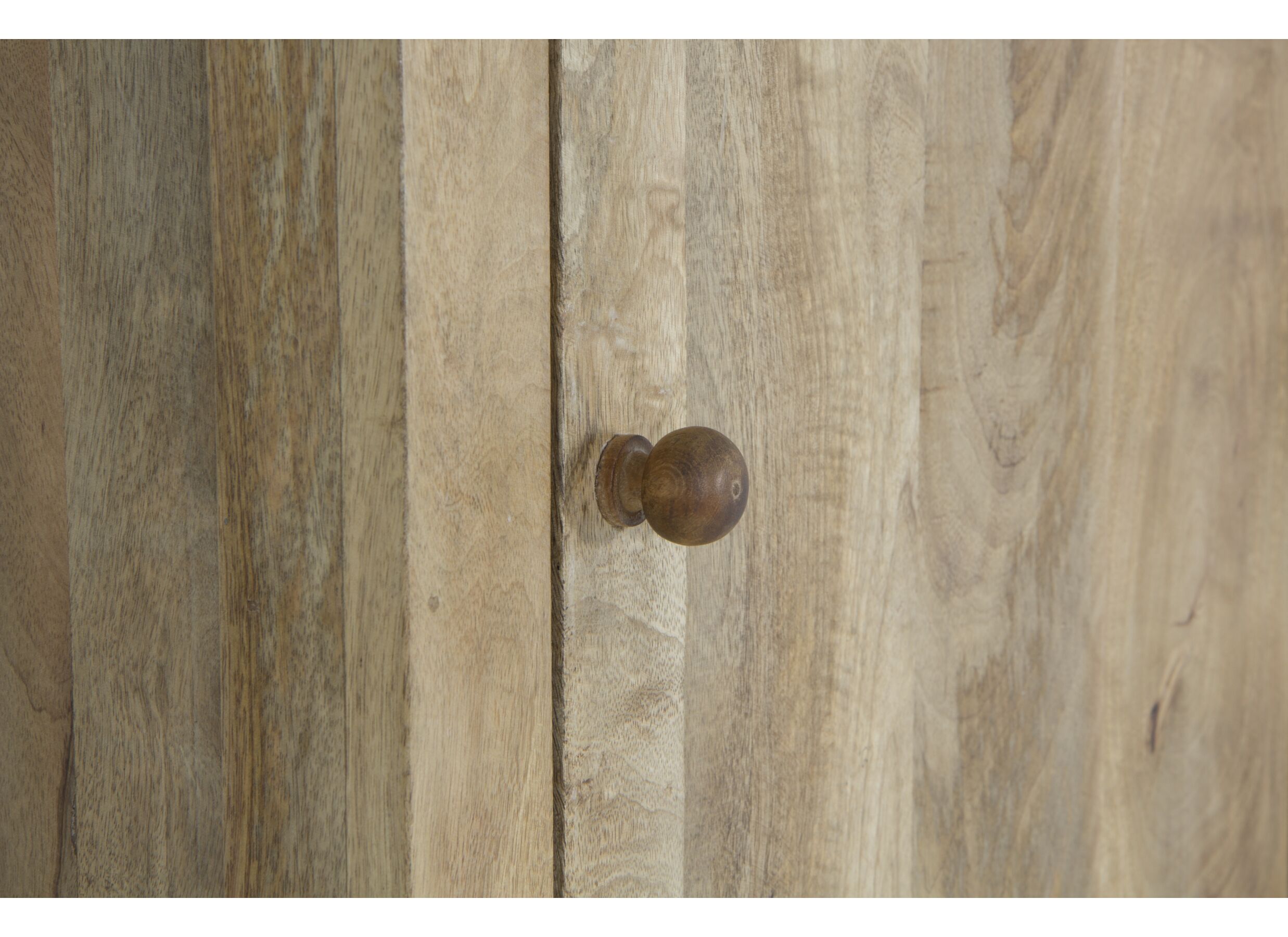 Kast Quinoa 75x40x178cm - mango massief - naturel