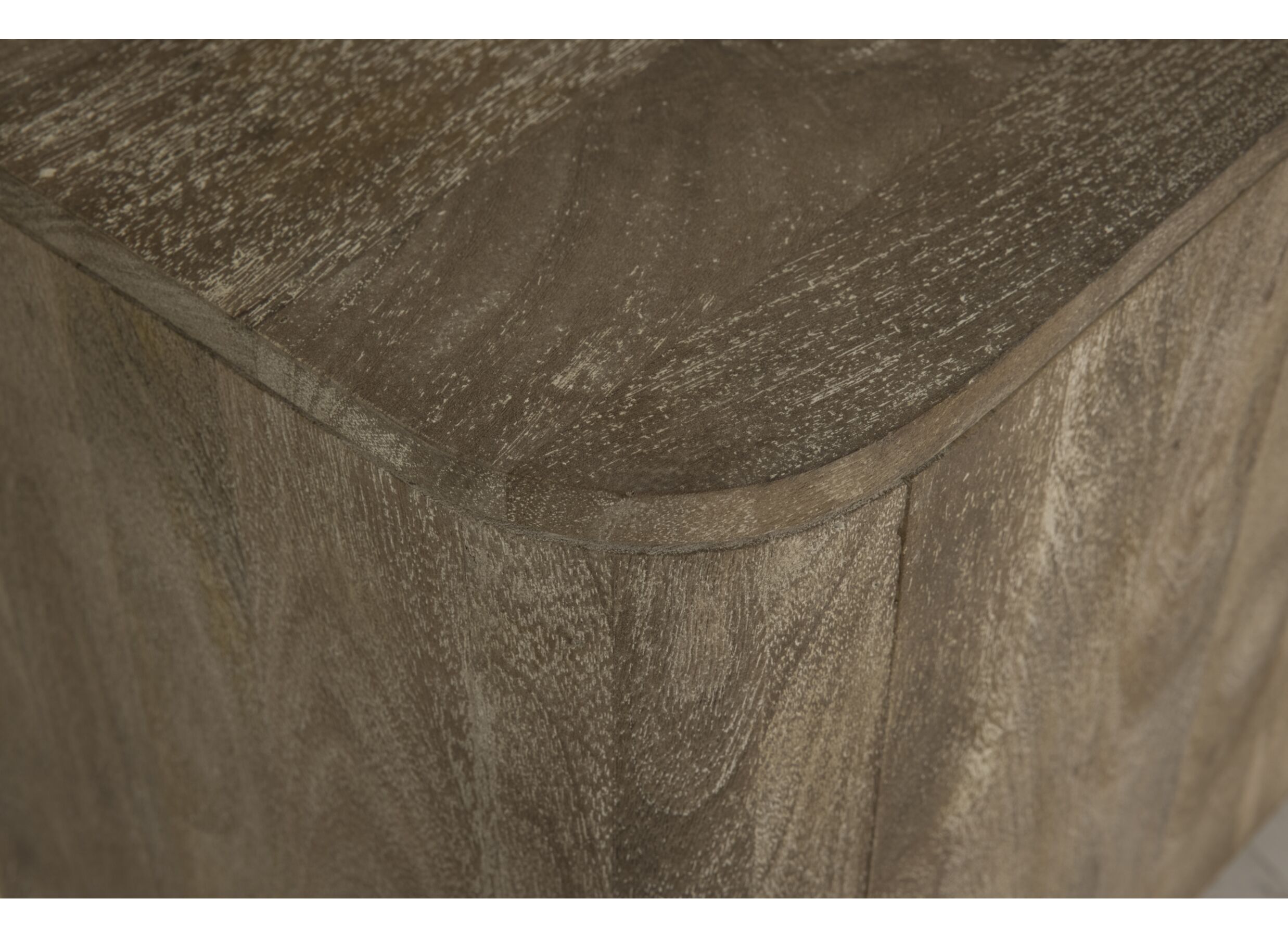 Detail - Meuble TV Darwin 150cm - manguier massif - sandblast