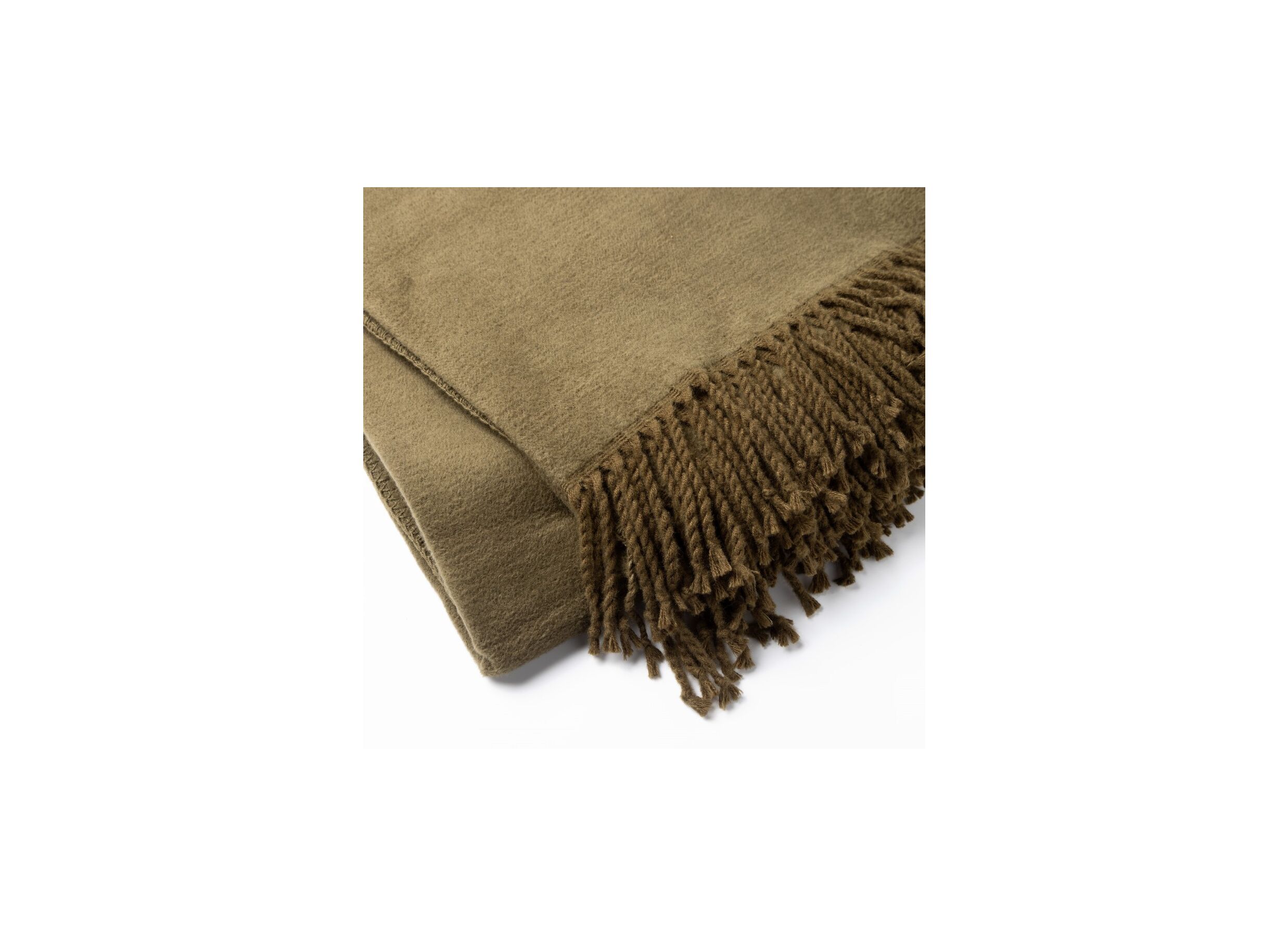 Detail - Plaid Annabella 150x200cm coton polyester military olive