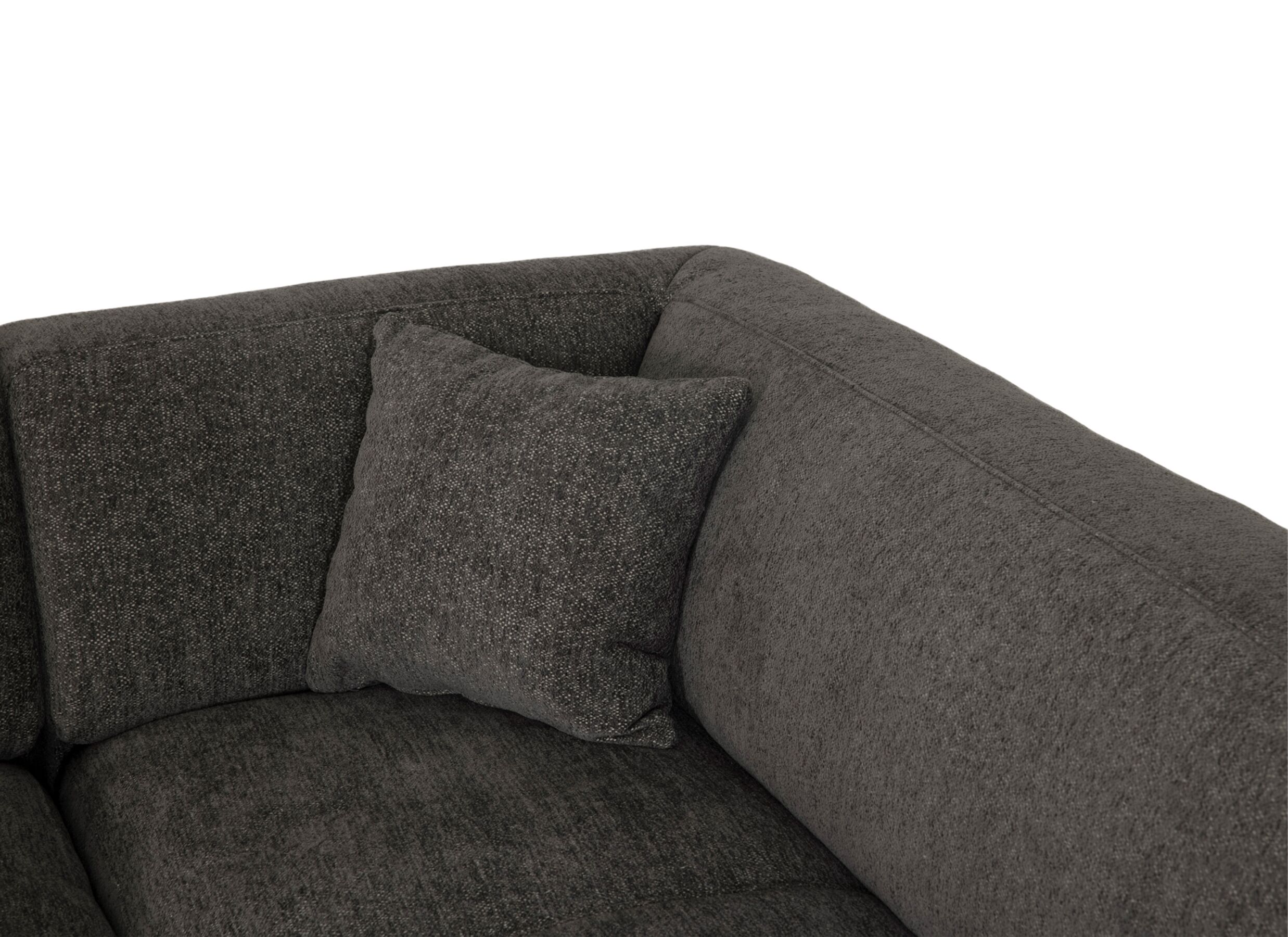 Detailfoto - Hoeksalon New-Konstatinopol 398x217cm - stof - raven