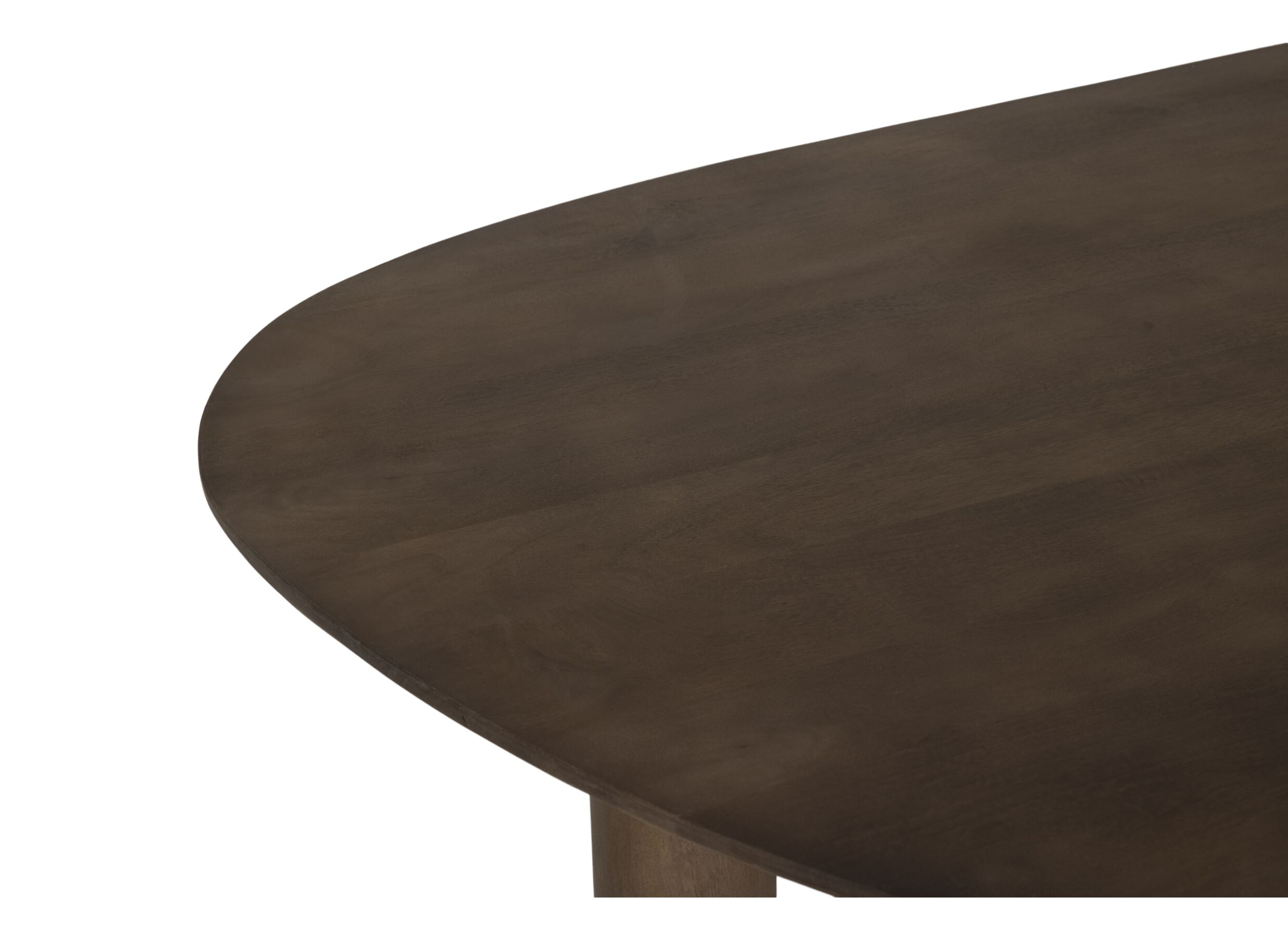 Detail - Table Diaz 240x110cm - mangue massif - brun