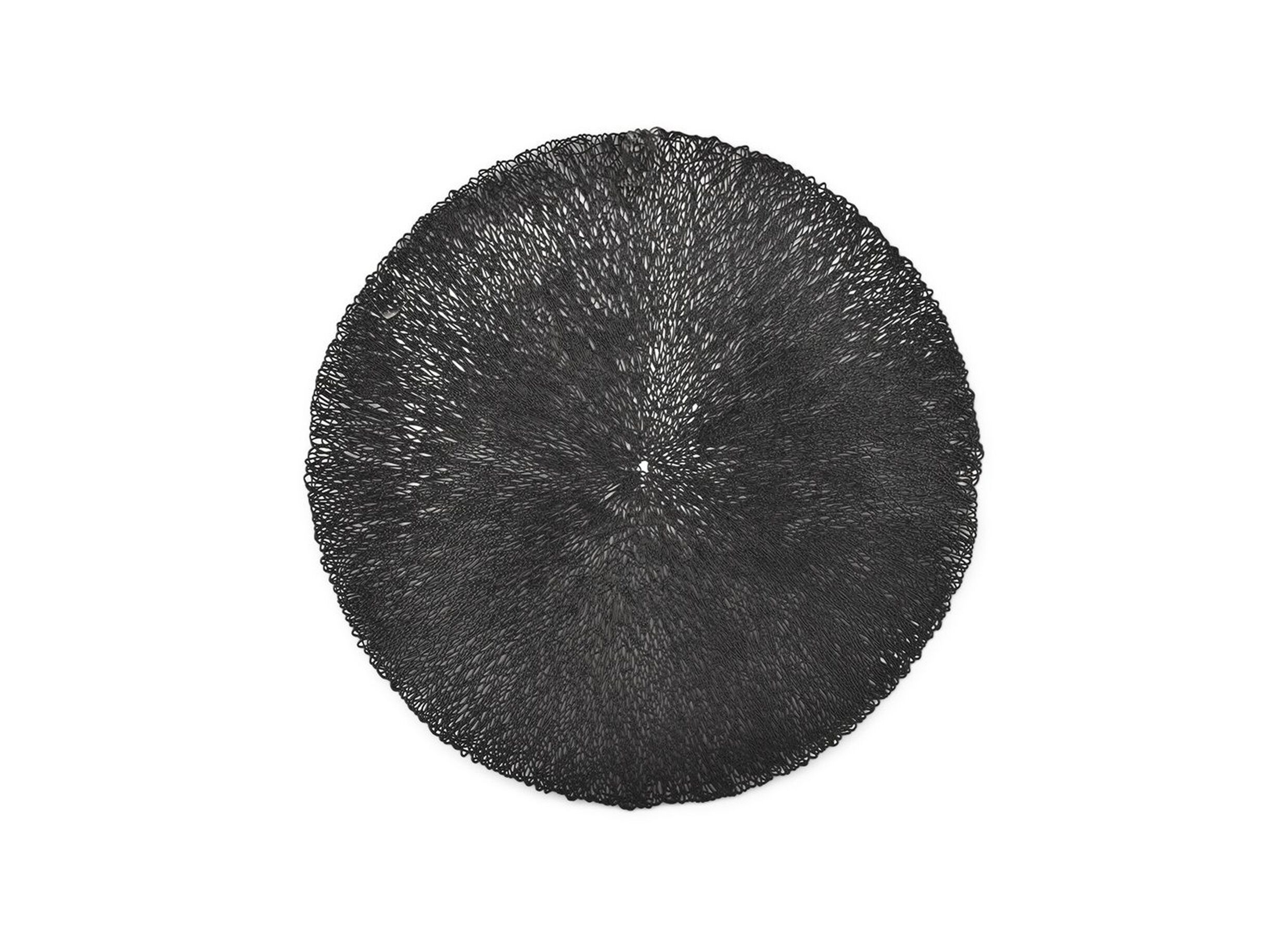 Hoofdfoto - Placemat Vene Ø38cm - kunststof - zwart