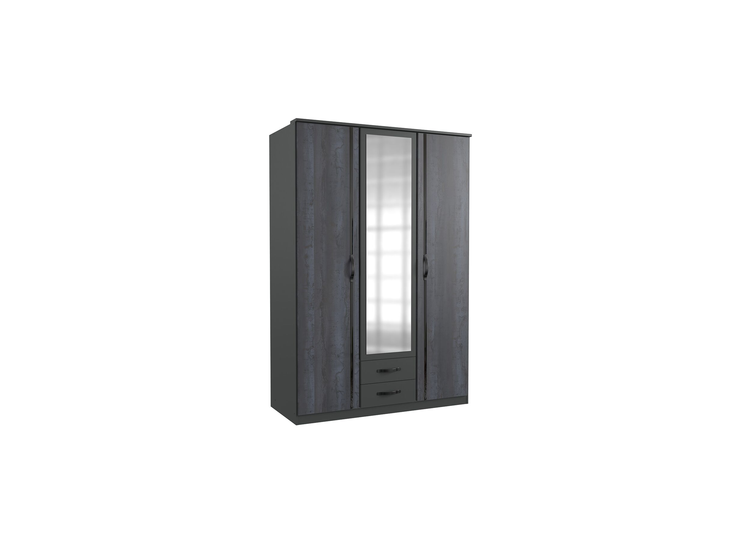 Garde-robe Duo 2 135cm - Garde-robe Duo 2 135cm - décor - digisteel/graphite