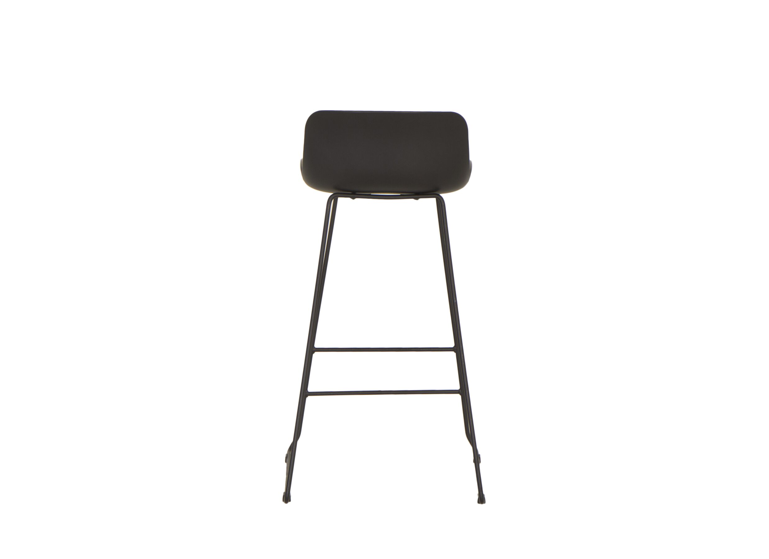 Detail - Chaise de bar Diavola HA76cm - synthétique - noir