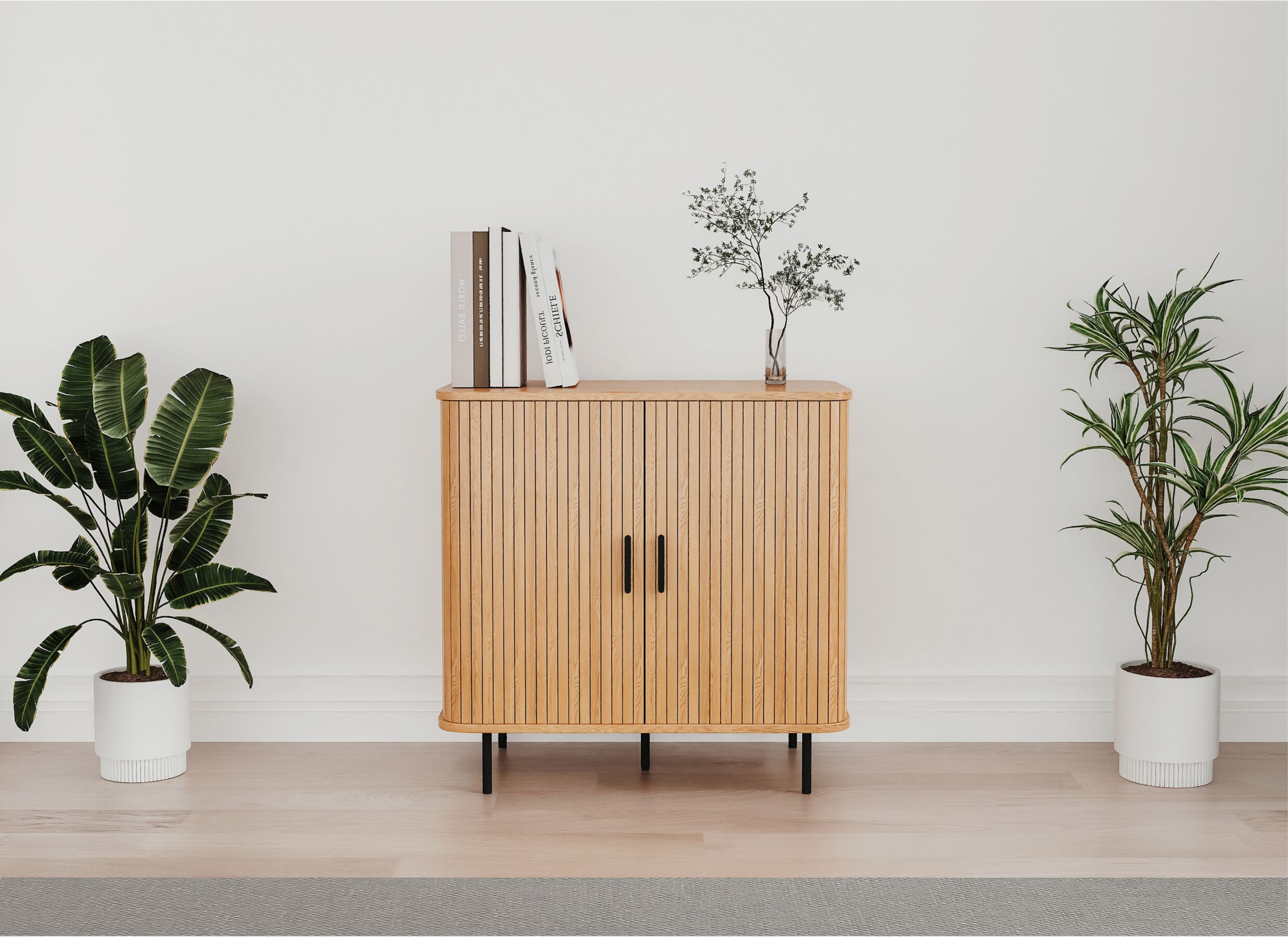 Sfeerfoto - Commode Kajsa 01A 80x40x80cm - decor - eik