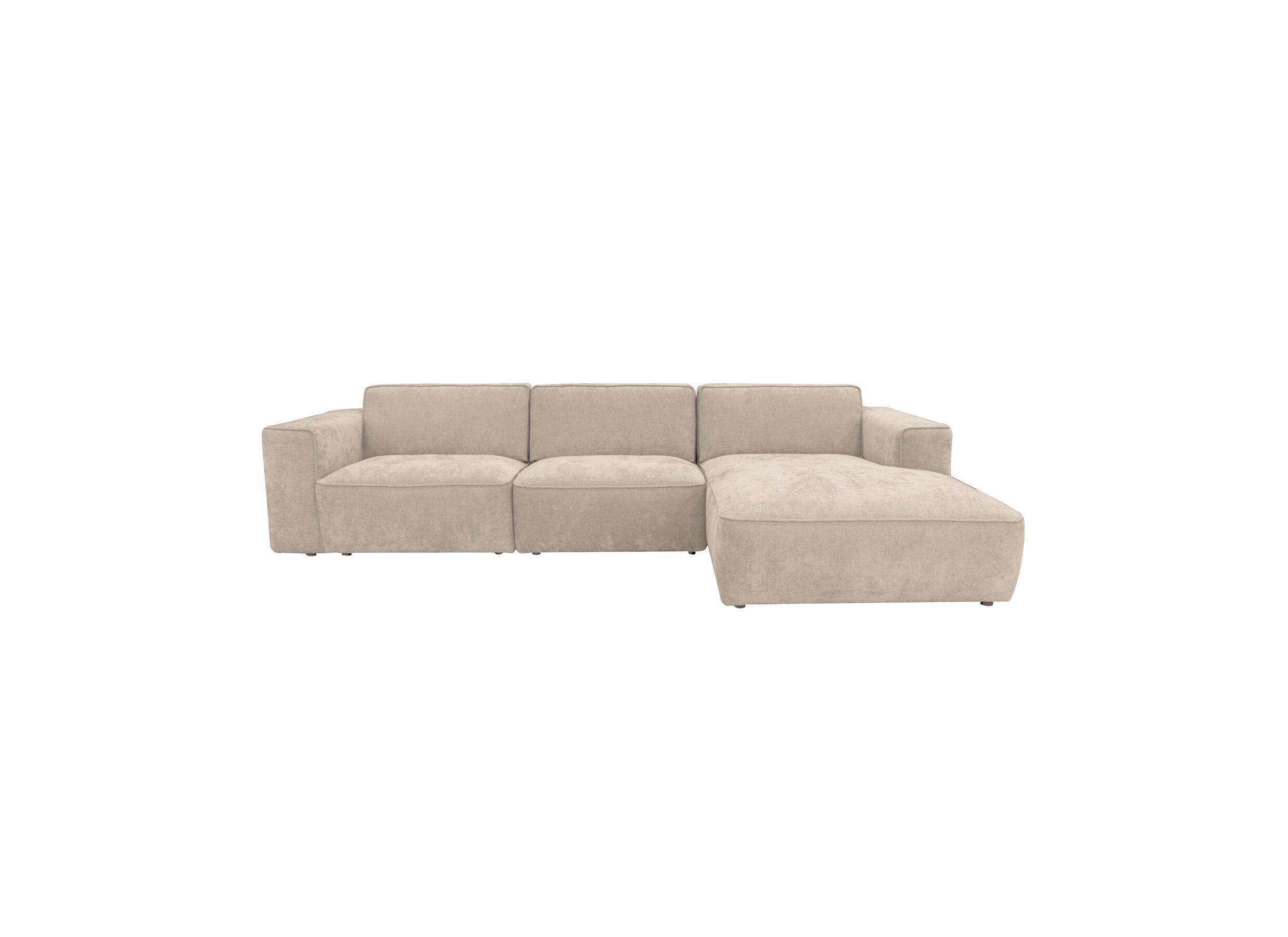 Hoeksalon Chelsea 330x170cm - stof - beige - Canapé d'angle Chelsea 330x170cm - tissu - beige
