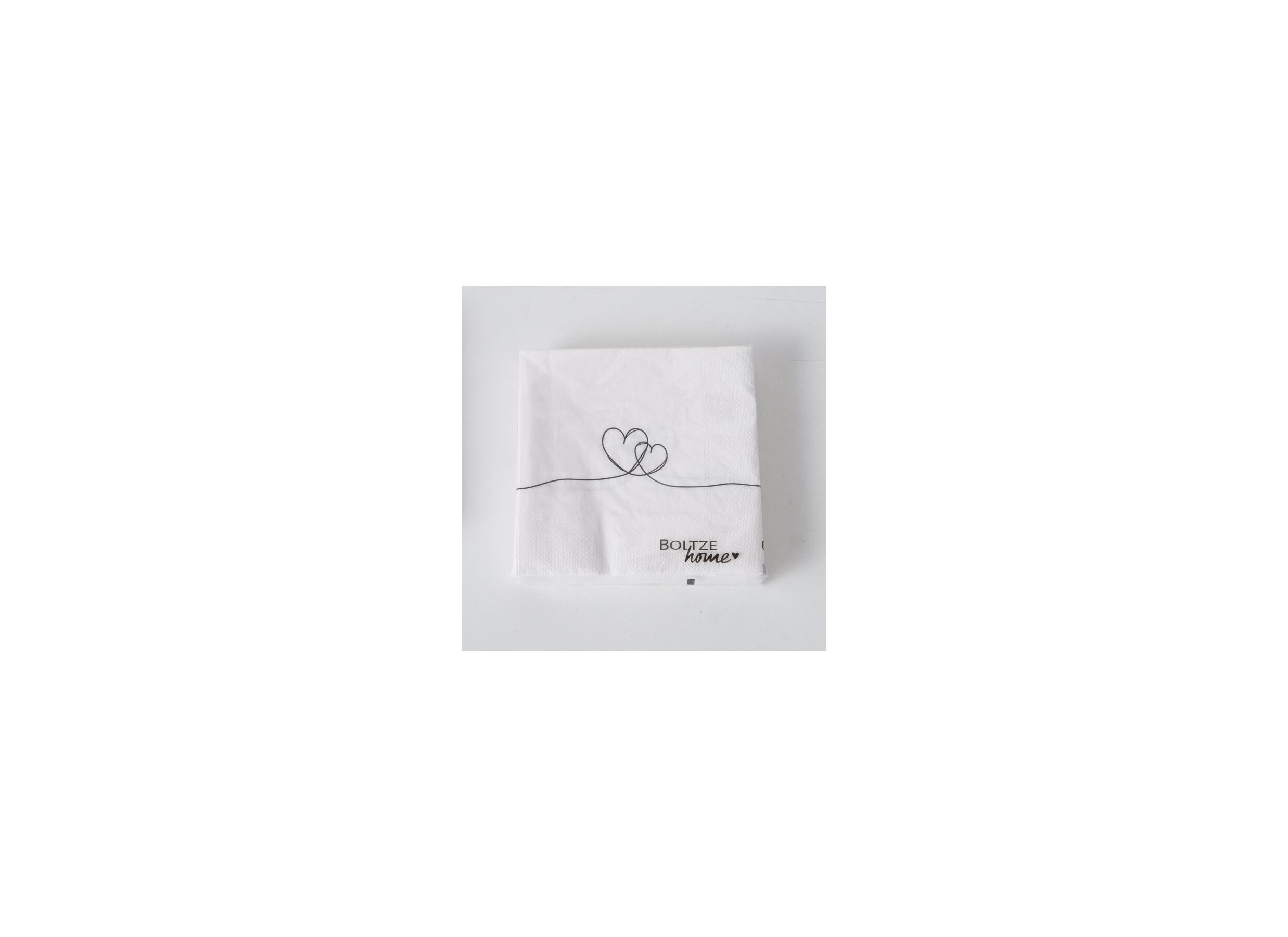 Overzichtsfoto - Serviette Herla 17x17cm wit 20 stuks
