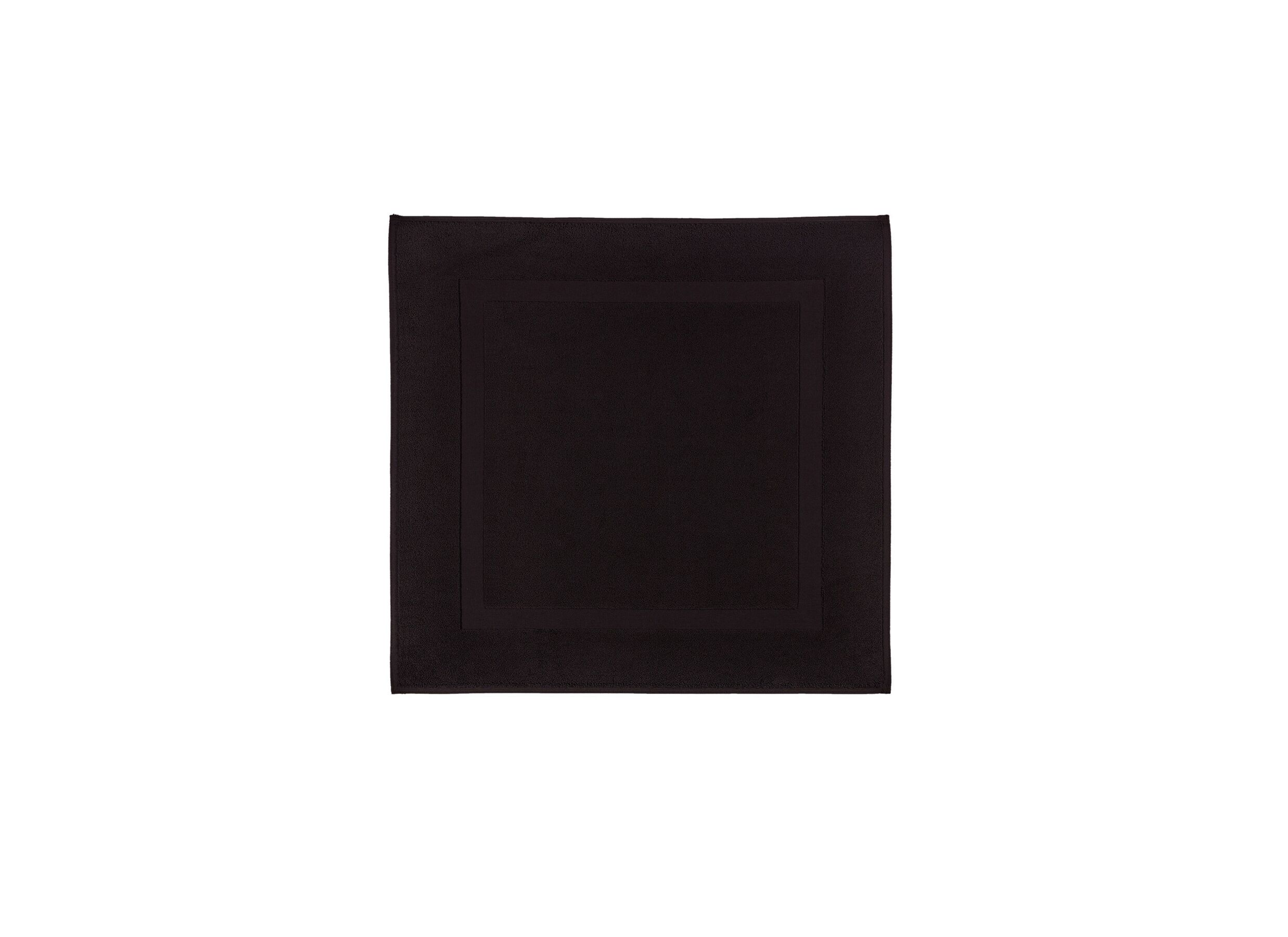 Badmat Una 60x60cm black