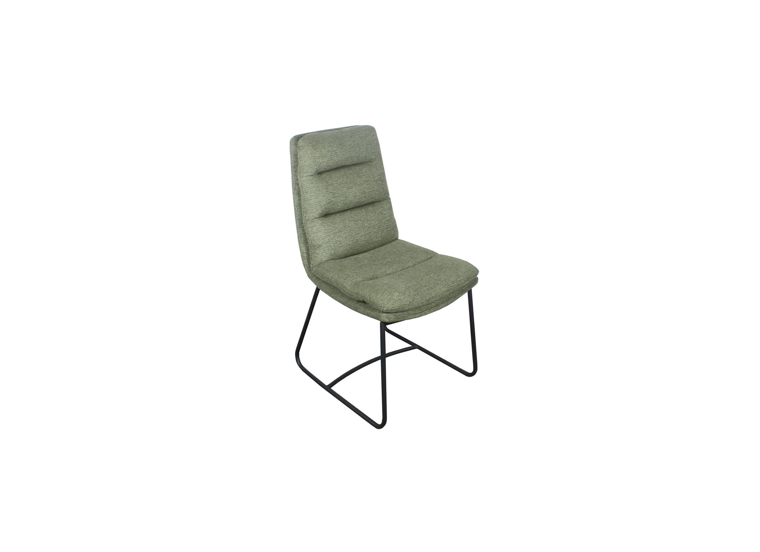 Stoel Crux 64x50x92cm - stof - groen