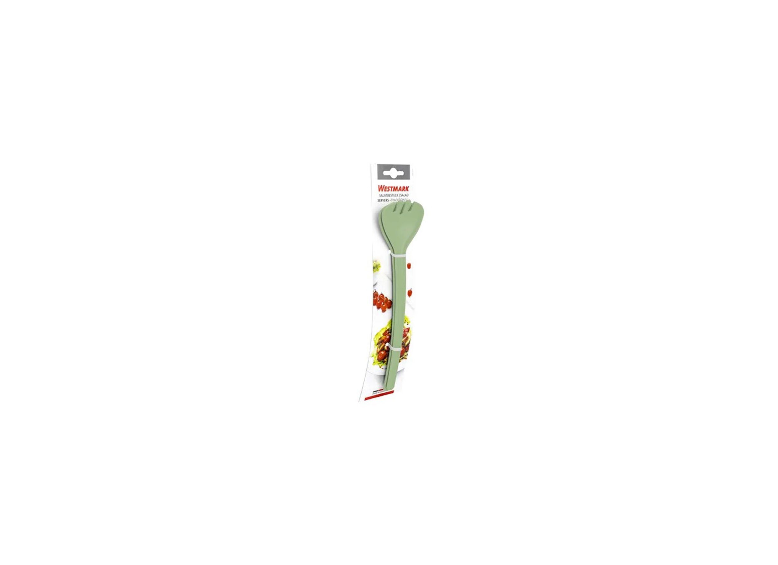 Overzichtsfoto - Slabestek 26,6cm - kunststof - muntgroen 2-delig