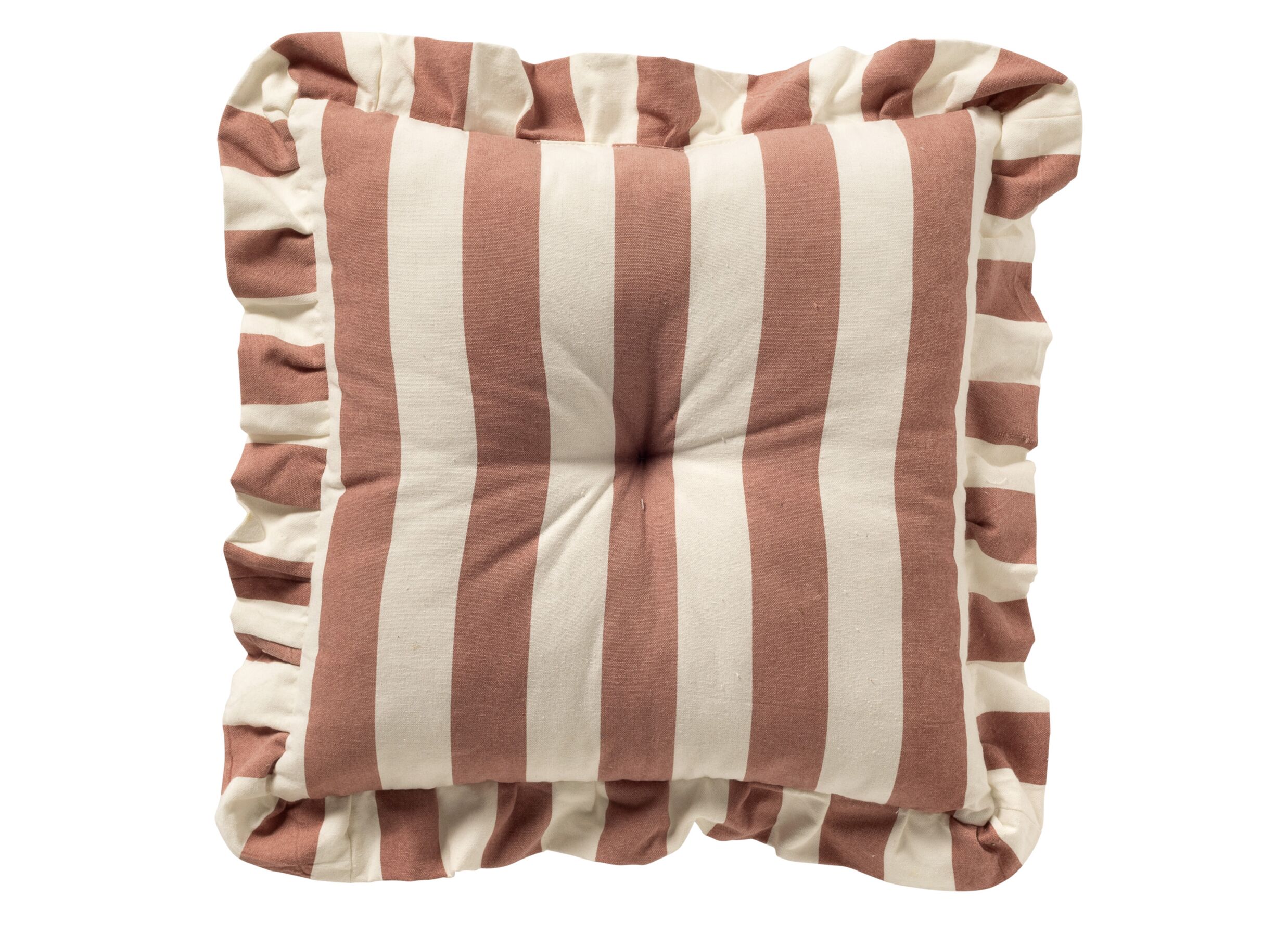 Hoofdfoto - Kussen Bella 40x40cm - polyester & katoen & viscose - old rose