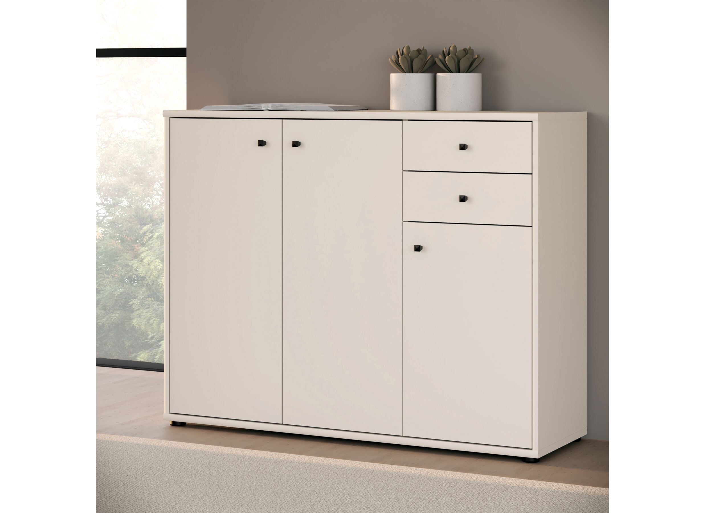 Foto ambiance - Commode Topic 109x35x86cm - décor - cashmere