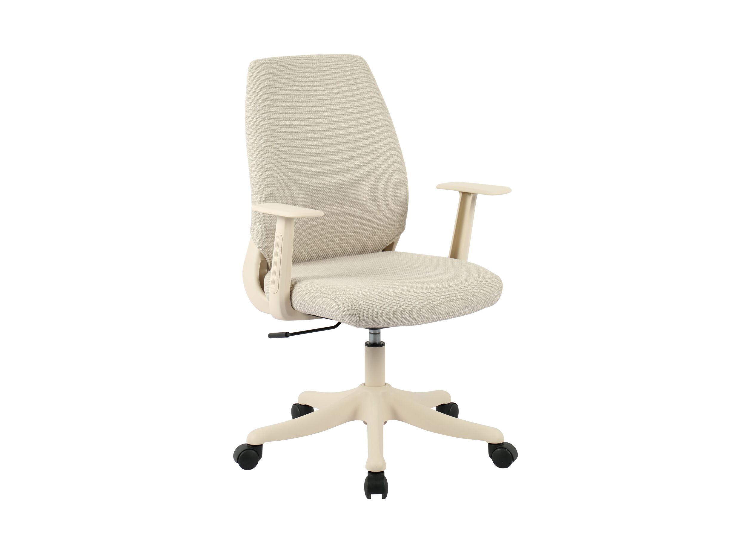 Bureaustoel Archie 68 - Bureaustoel Archie 68,5x57x94cm - stof - beige