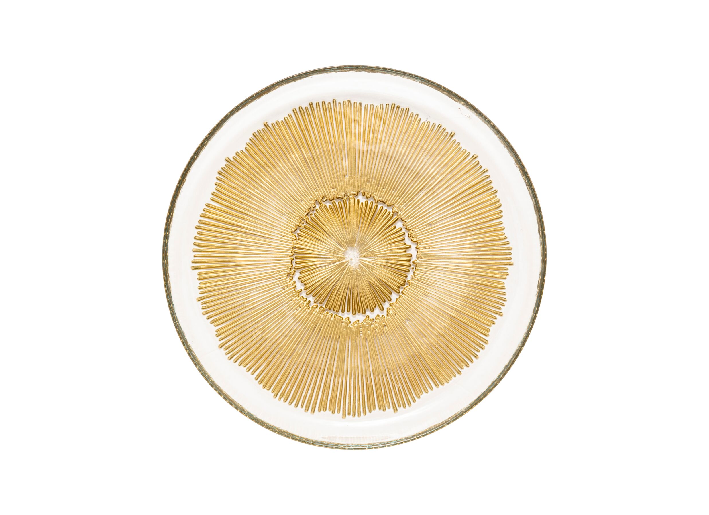 Aperçu - Assiette à dessert Celeste Ø20cm - verre - doré