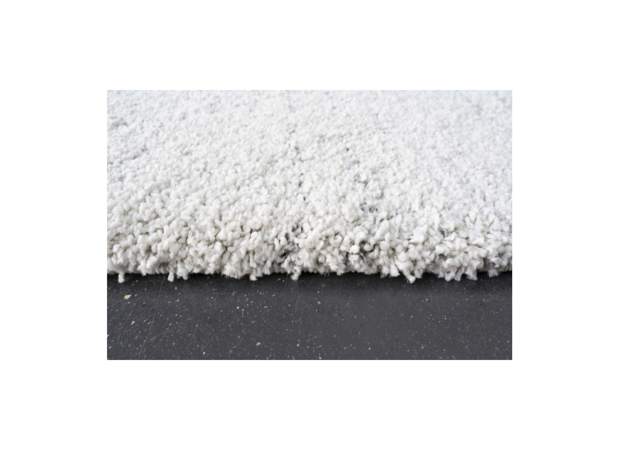 Tapis Medusa 240x340cm - polyester - blanc