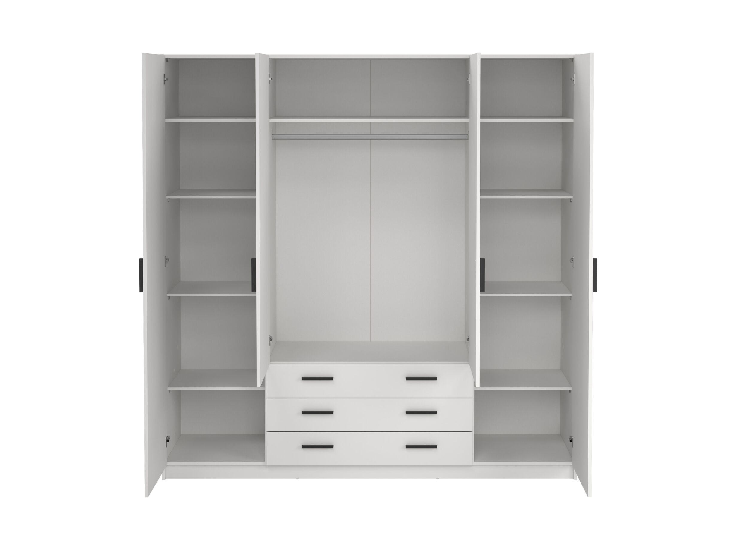 Disposition - Garde-robe Sprint 196cm - décor - blanc