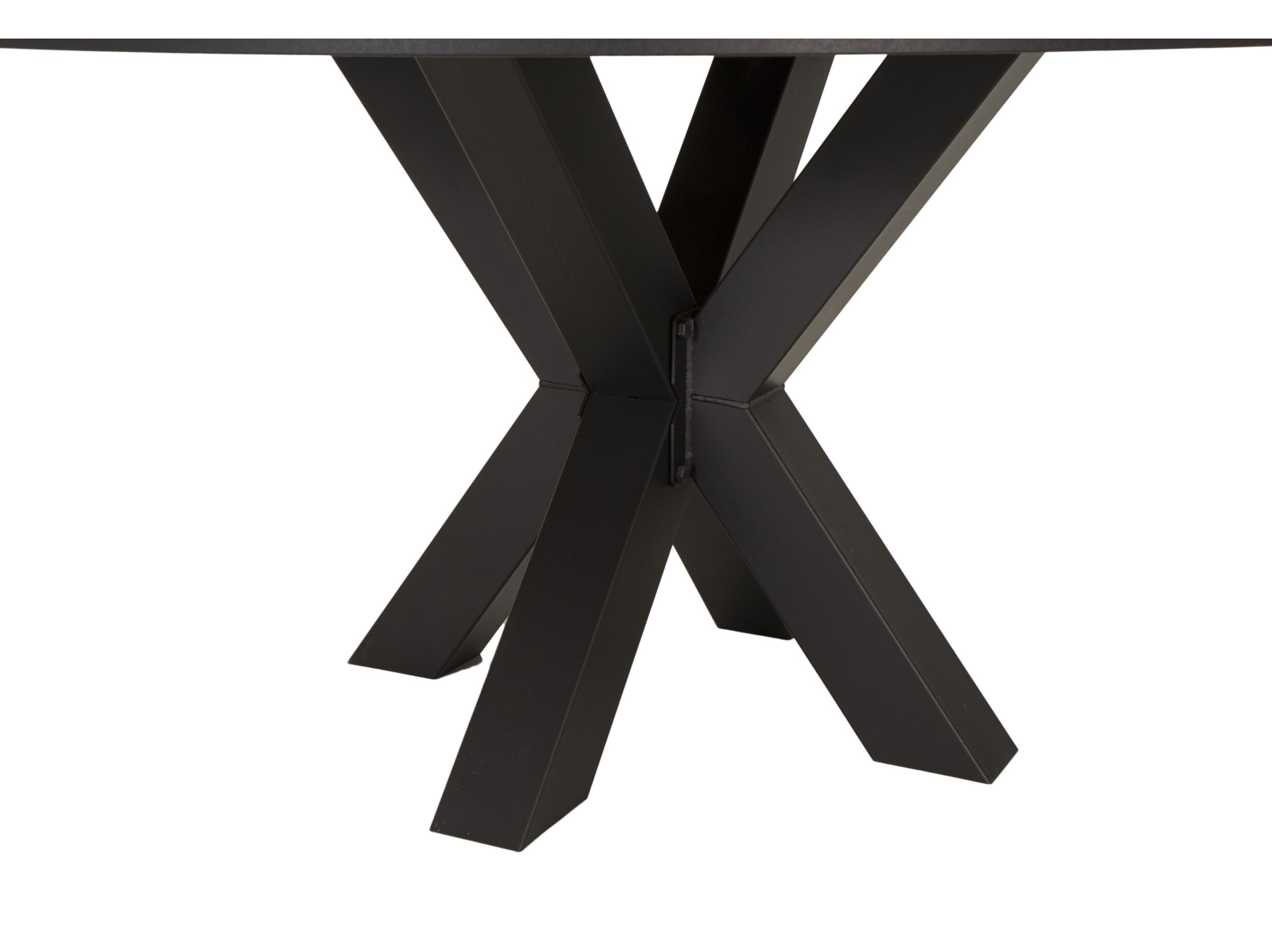 Detail - Table ronde Ø110cm -MDF - aspect parquet