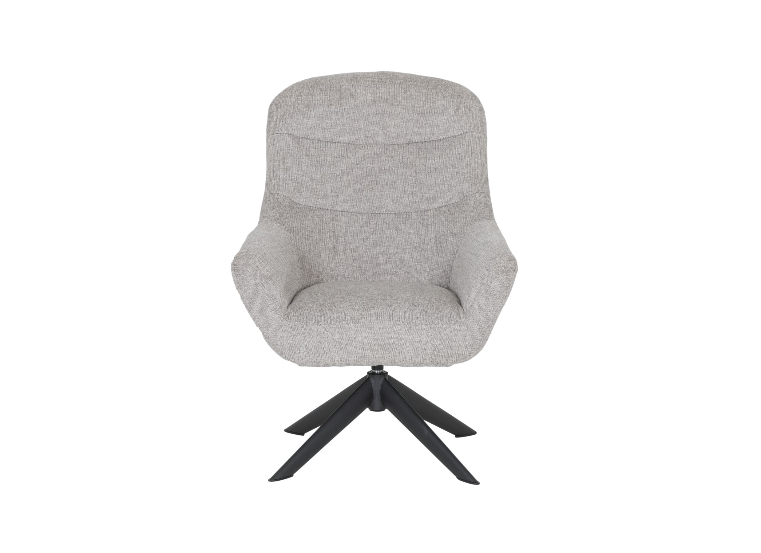 Fauteuil pivotant Oceano 72x80x98cm - tissu - greige