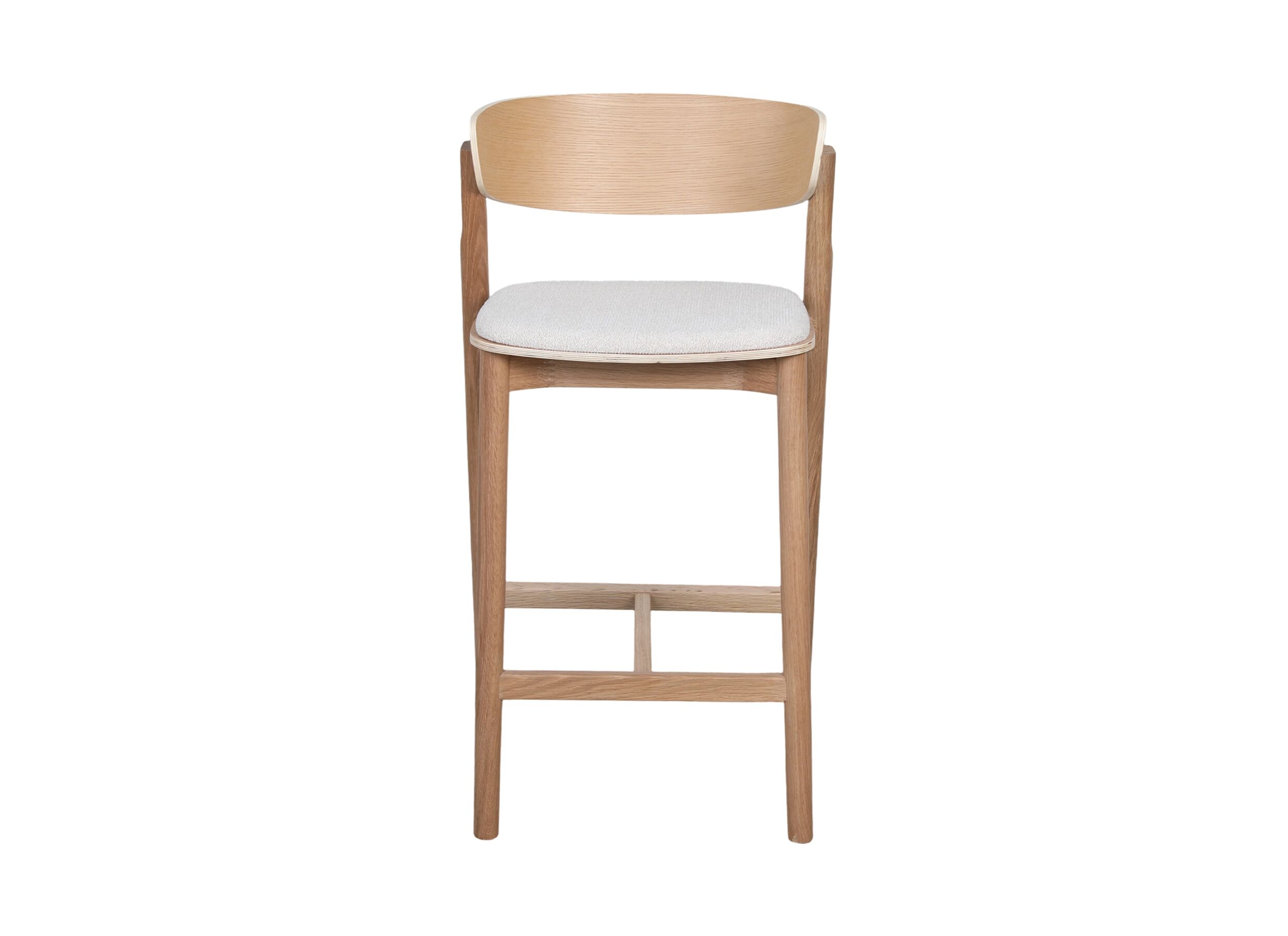 Overzichtsfoto - Barstoel Grady ZH67cm - eik massief - white oak