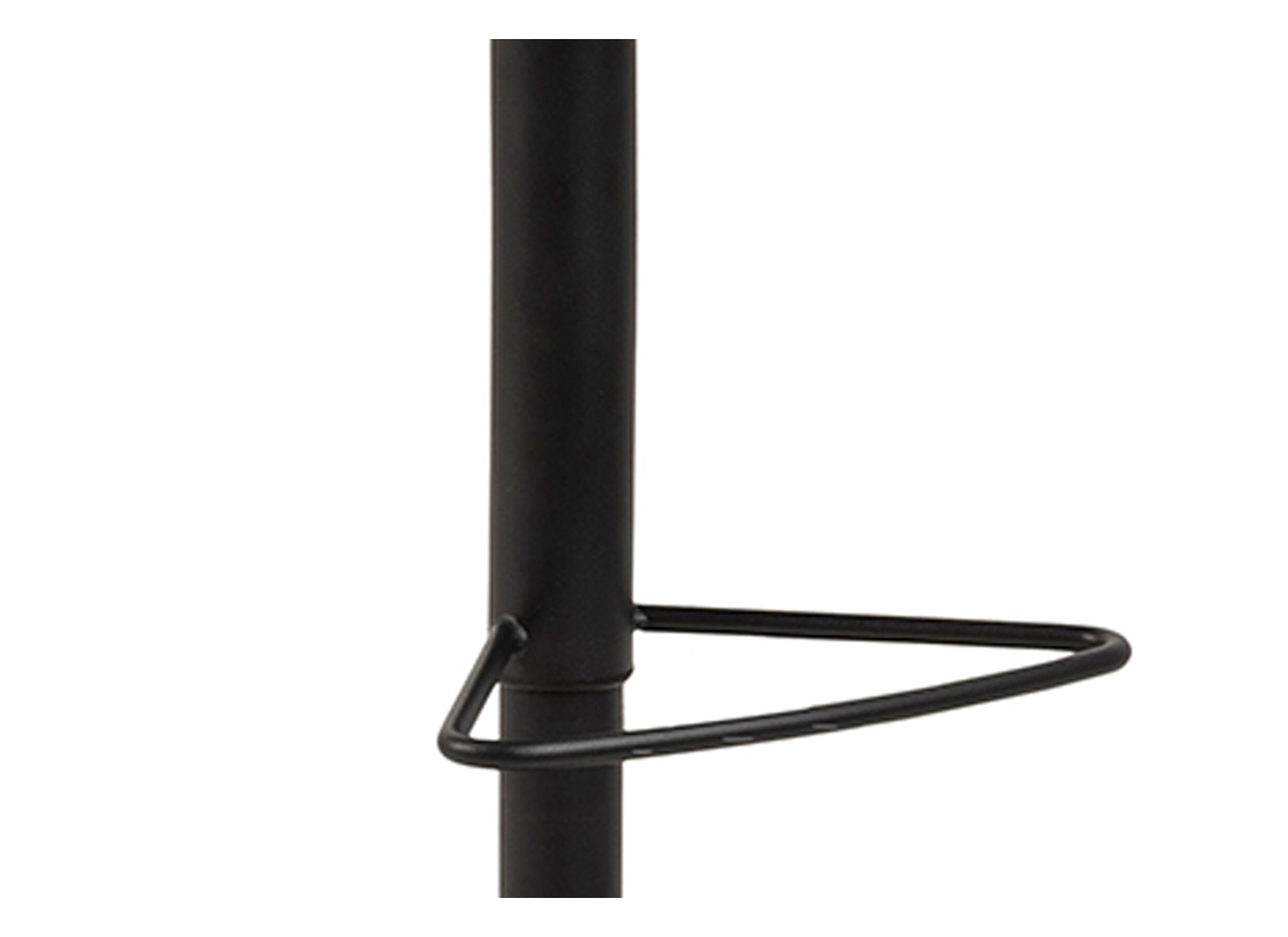 Chaise de bar HA62-83cm - similicuir - anthracite