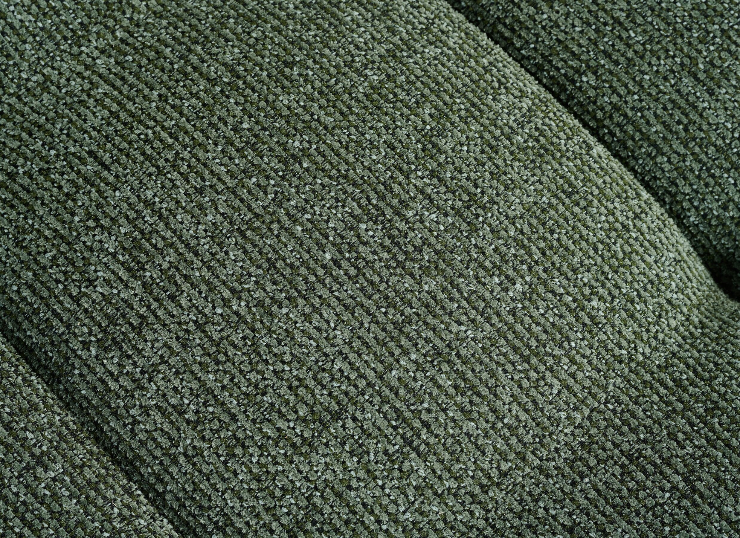 Detail - Canapé d'angle Furia 285x178cm - tissu - vert