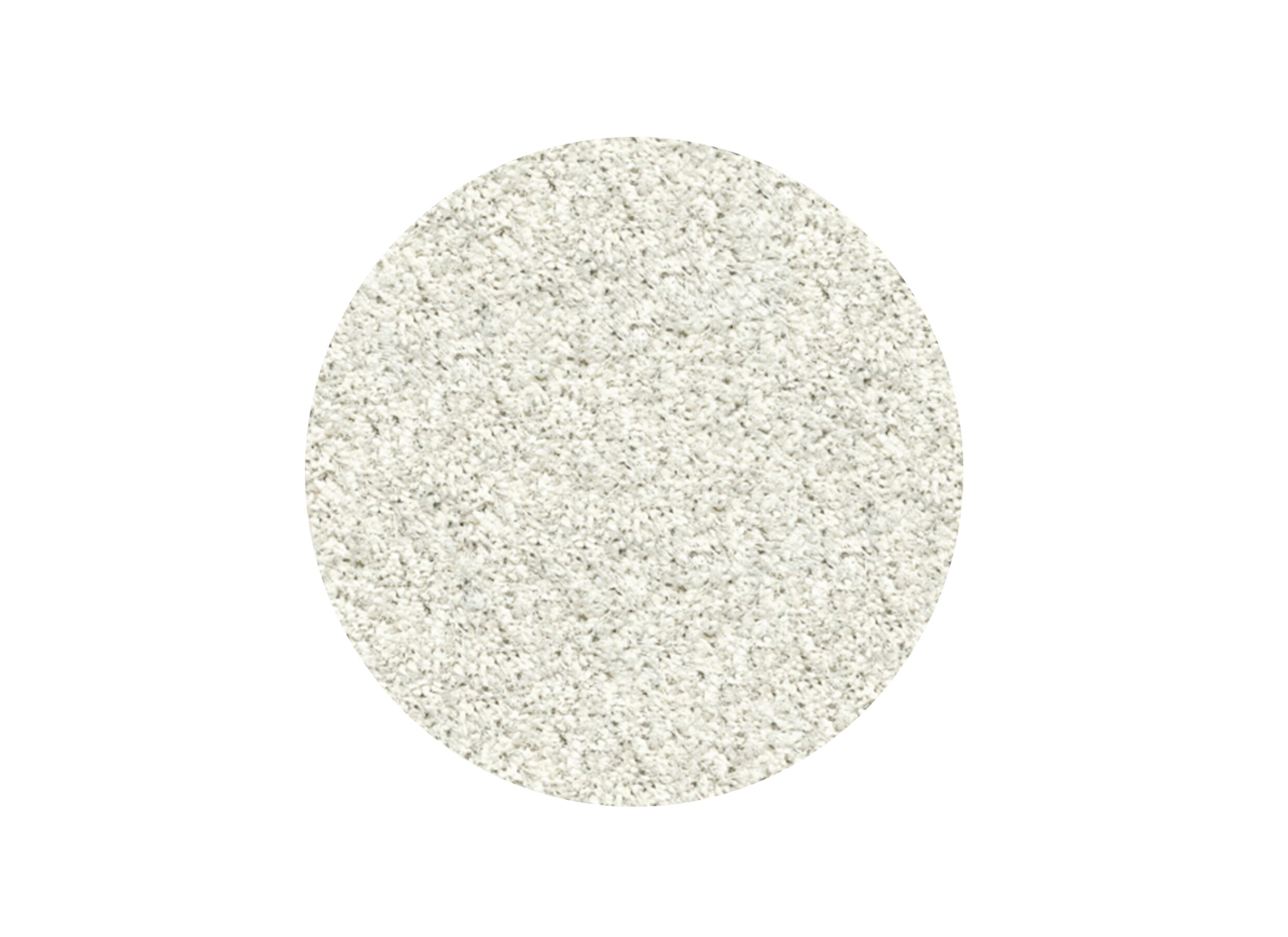 Rond tapijt Twister Ø200cm - polypropyleen - wit