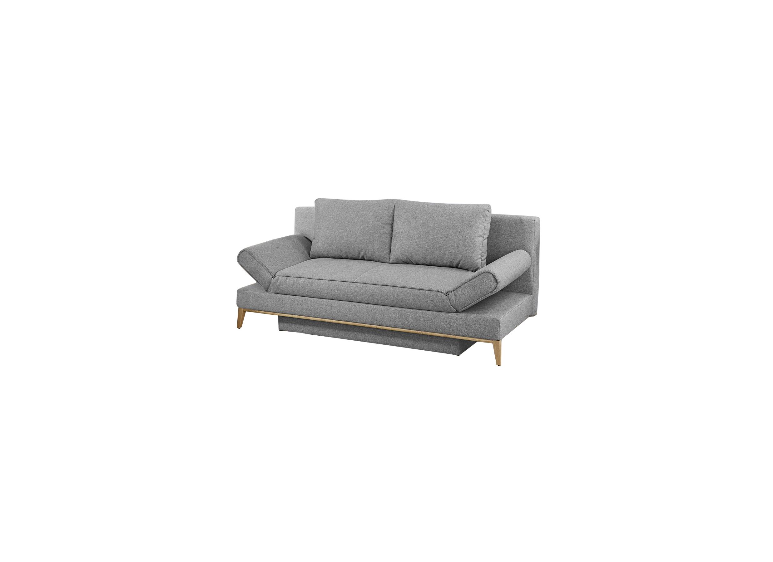 Canapé-lit Yann 2 personnes tissu gris - Canapé-lit Yann 2 personnes - 198x92cm - tissu - gris