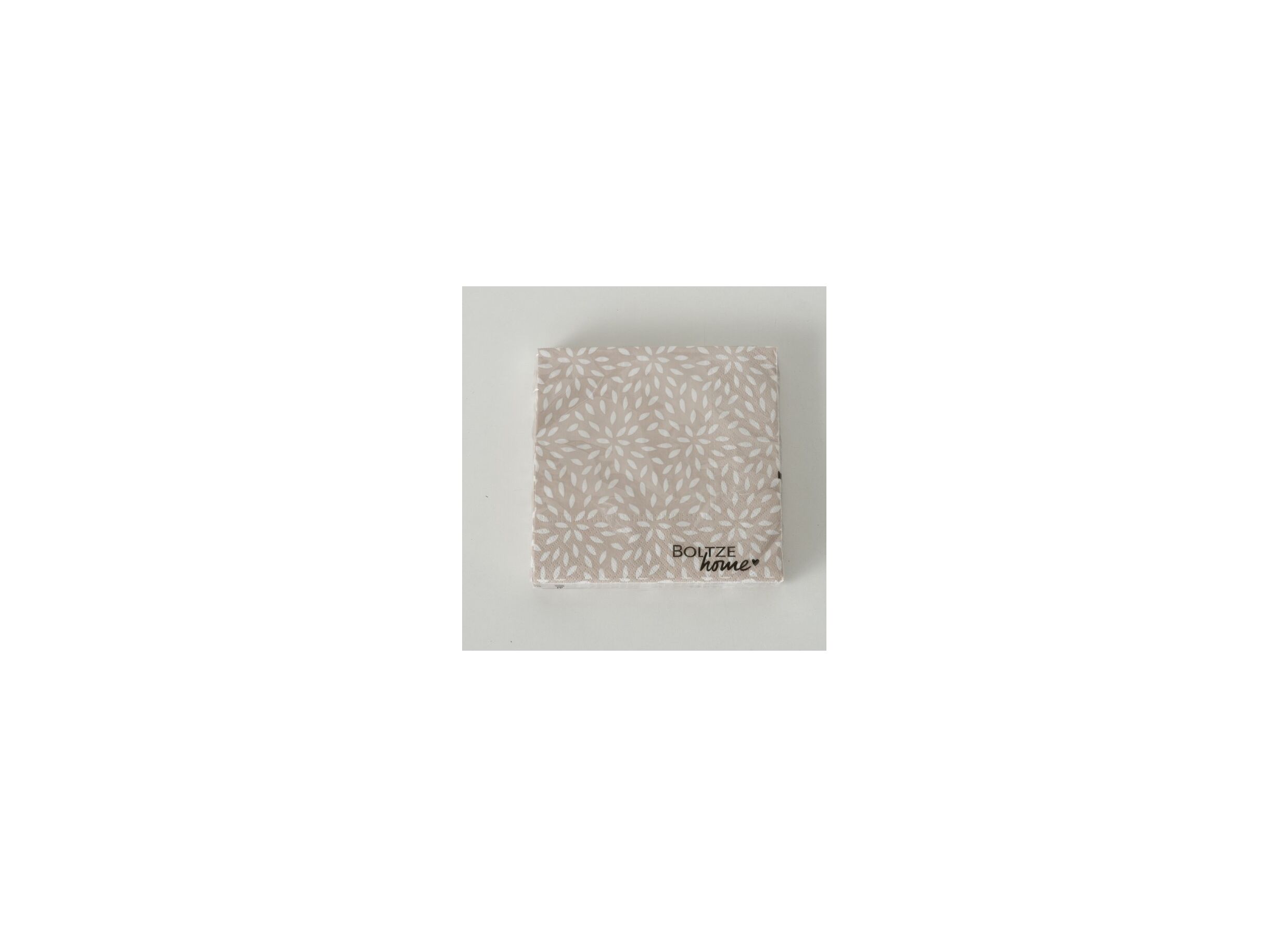Aperçu - Serviette Salina 17x17cm beige gris 20 pieces