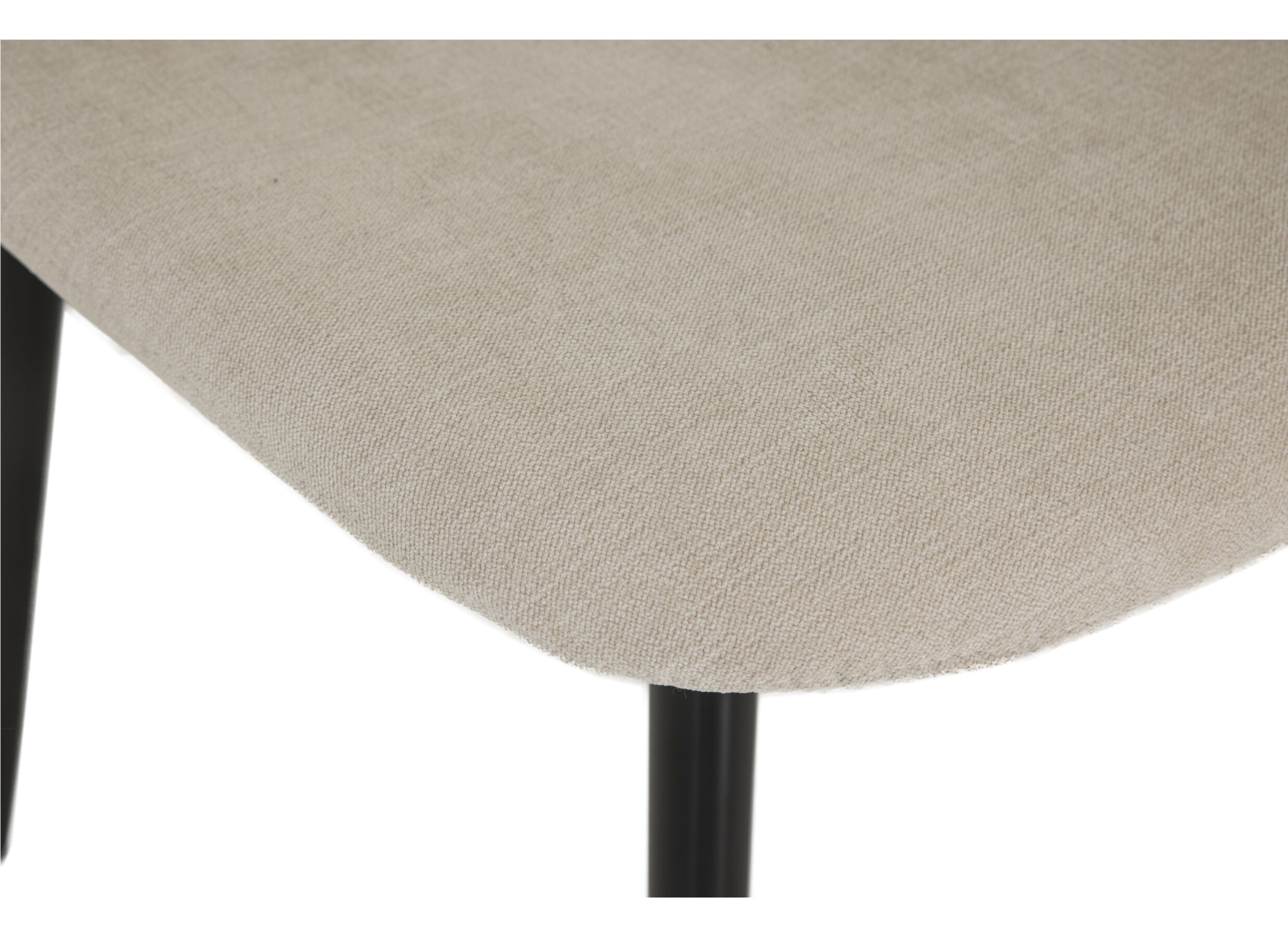 Detailfoto - Stoel Iacta 45x53x84cm - stof - beige