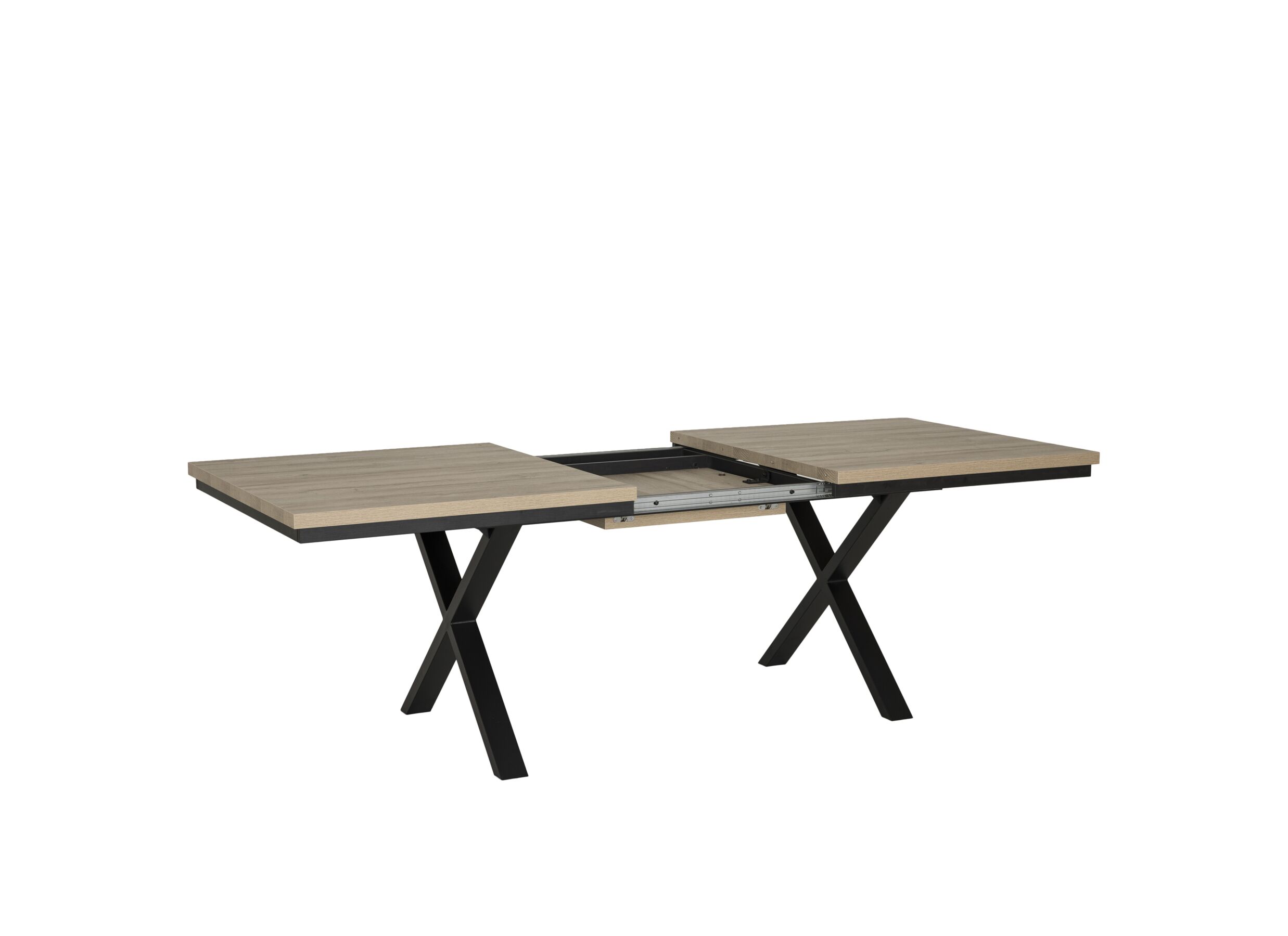 Overzichtsfoto - Tafel Tibo 190/250x100cm - melamine - french oak