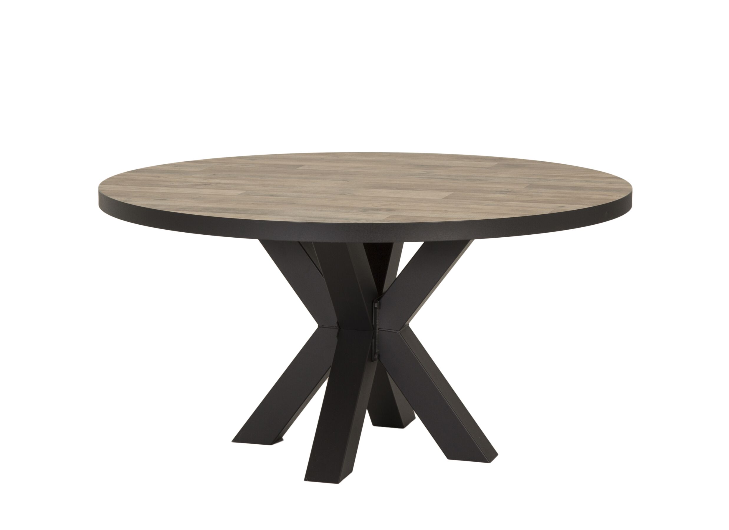 Table ronde Ø110cm - Table ronde Ø110cm -MDF - aspect parquet