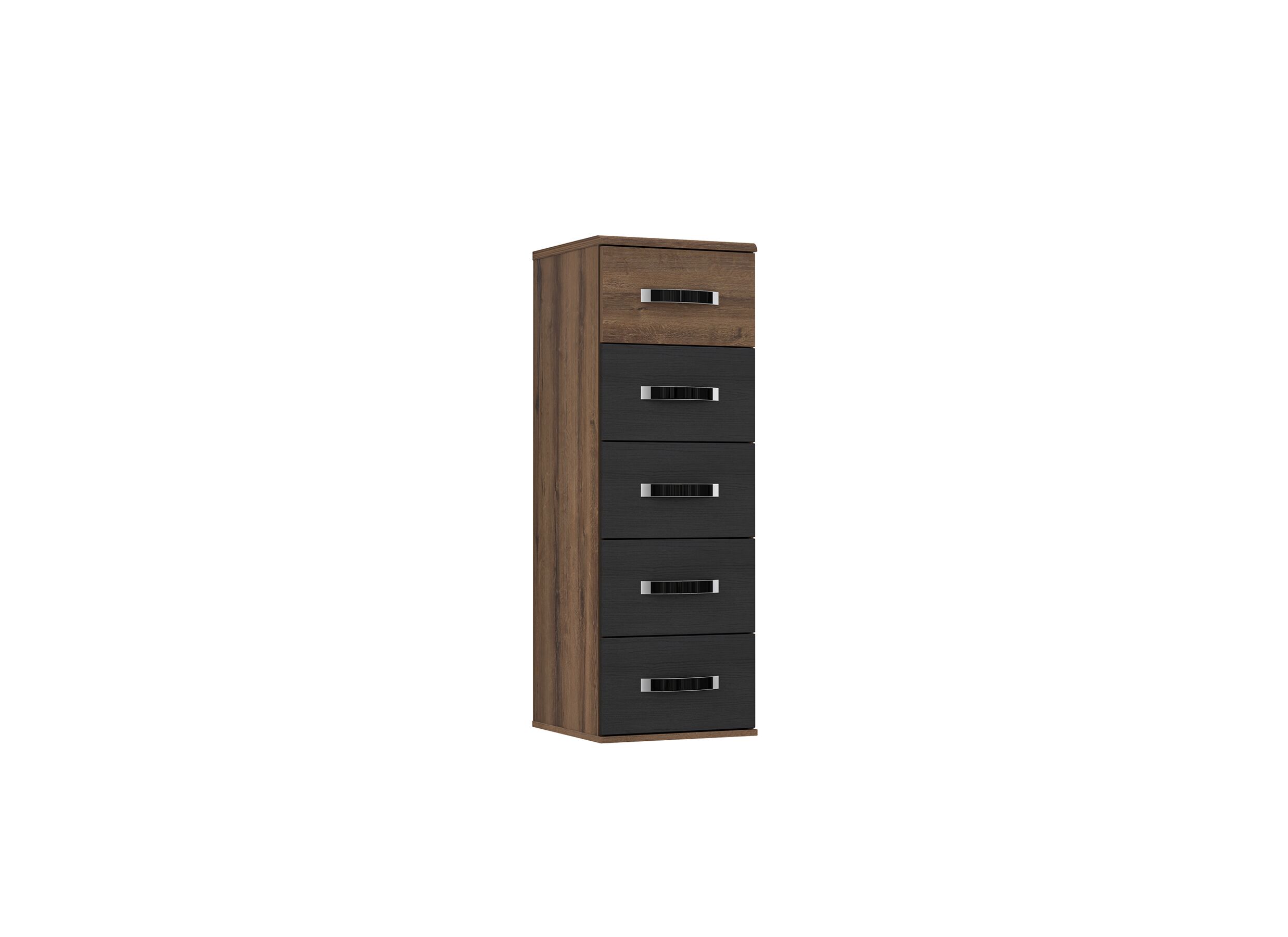 Commode 40x41x118cm - Commode Dolce 40x41x118cm - décor - mud oak/black oak
