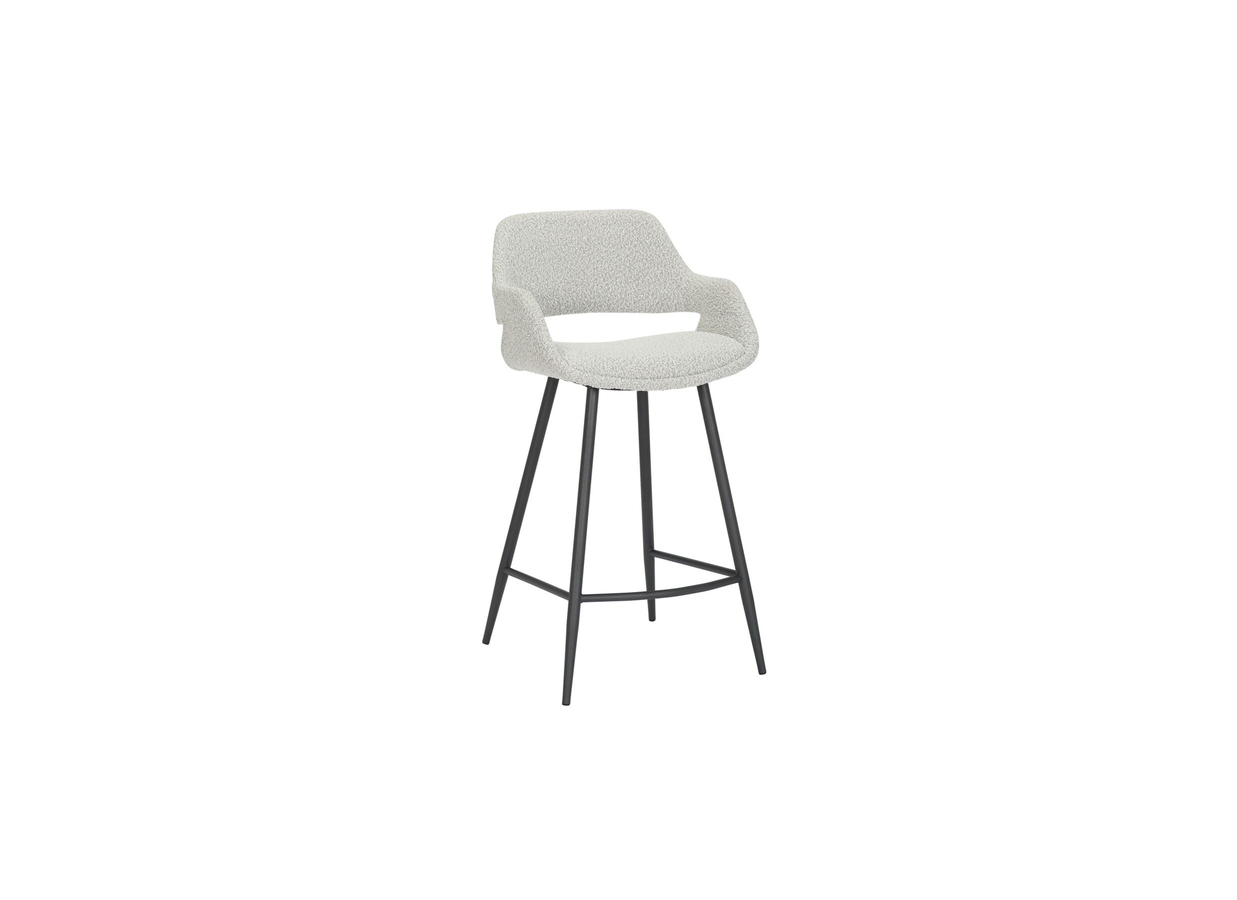 Barstoel Aim ZH69cm - stof - grijs