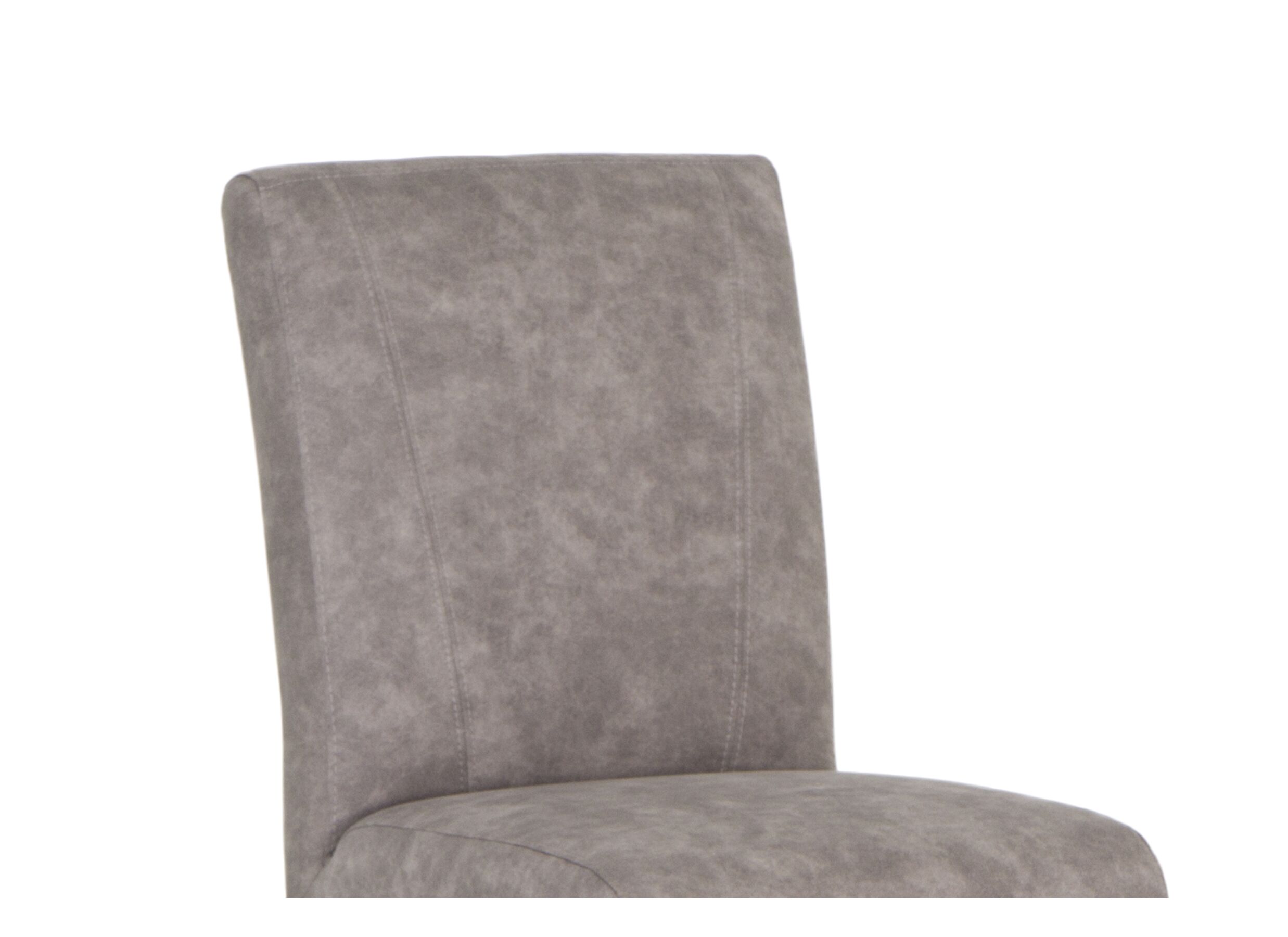 Stoel Oliver 50x70x94,5cm - stof - zilvergrijs
