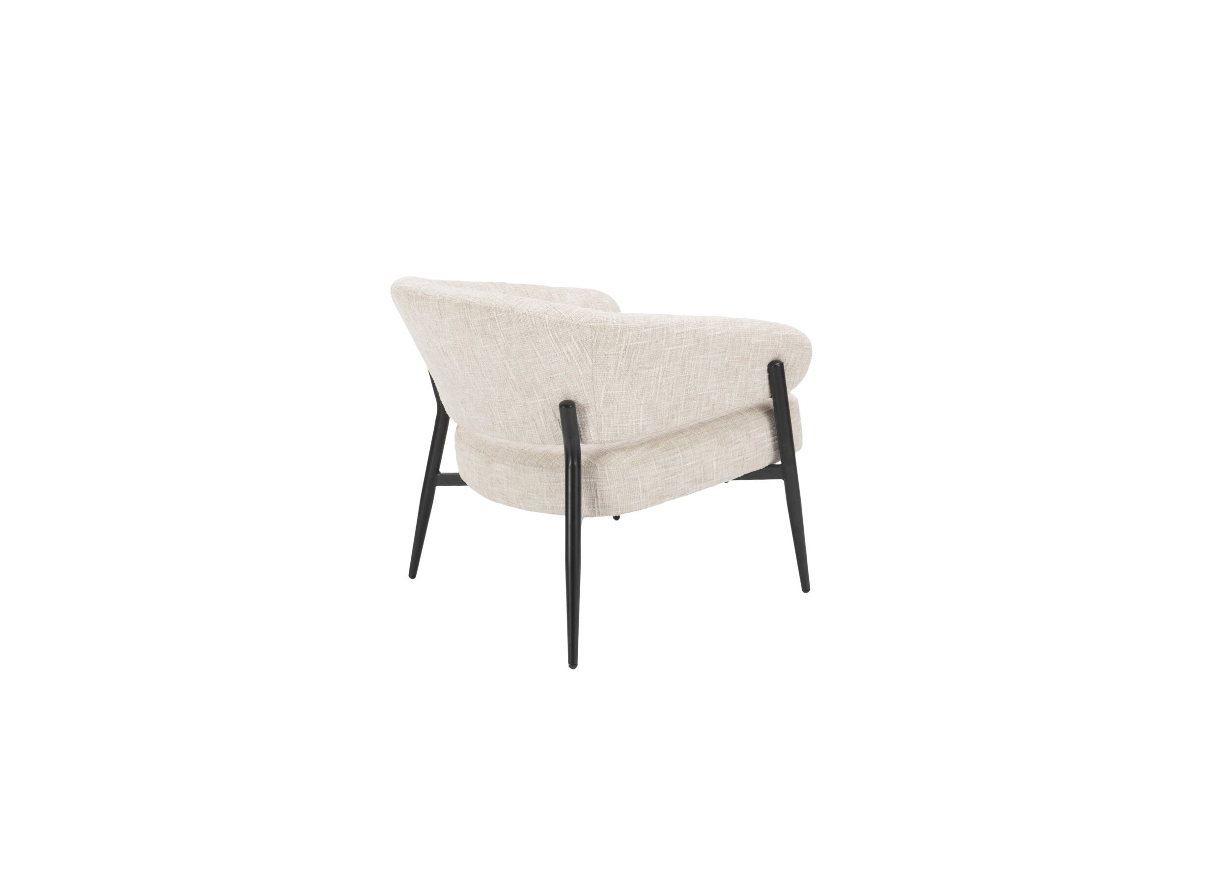 Aperçu - Fauteuil Sophy 72,5x73x75cm - velours côtelé - beige