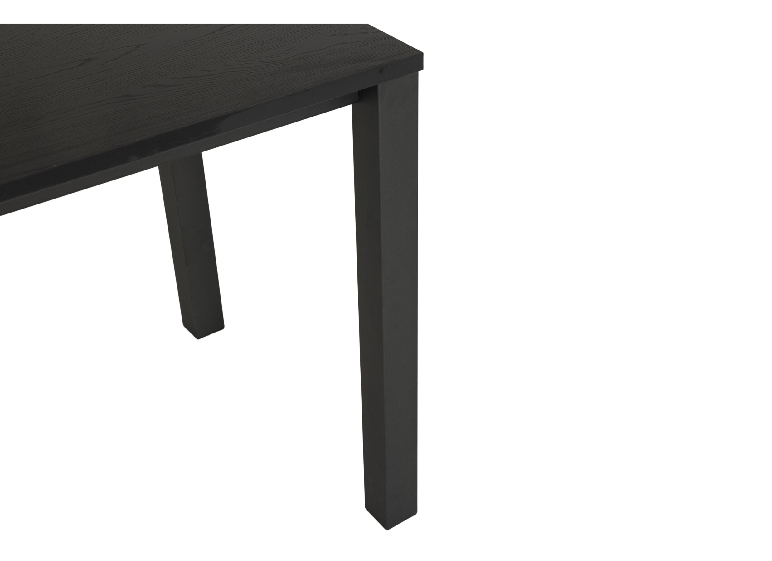 Detailfoto - Bartafel Verona 140x80cm - decor - zwarte eik