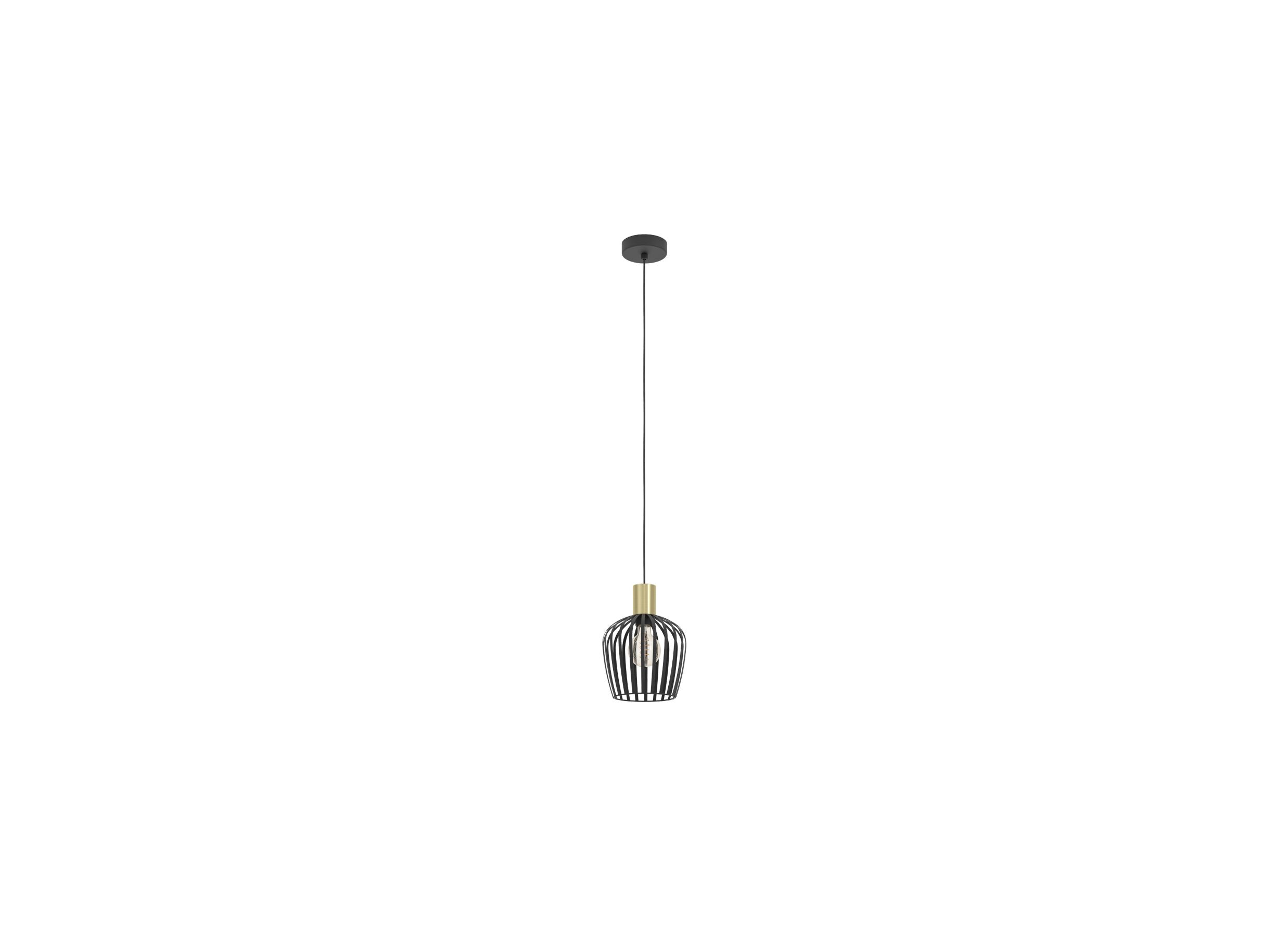 Plus Important - Suspension Empoli Ø20cm 40W E27 acier noir