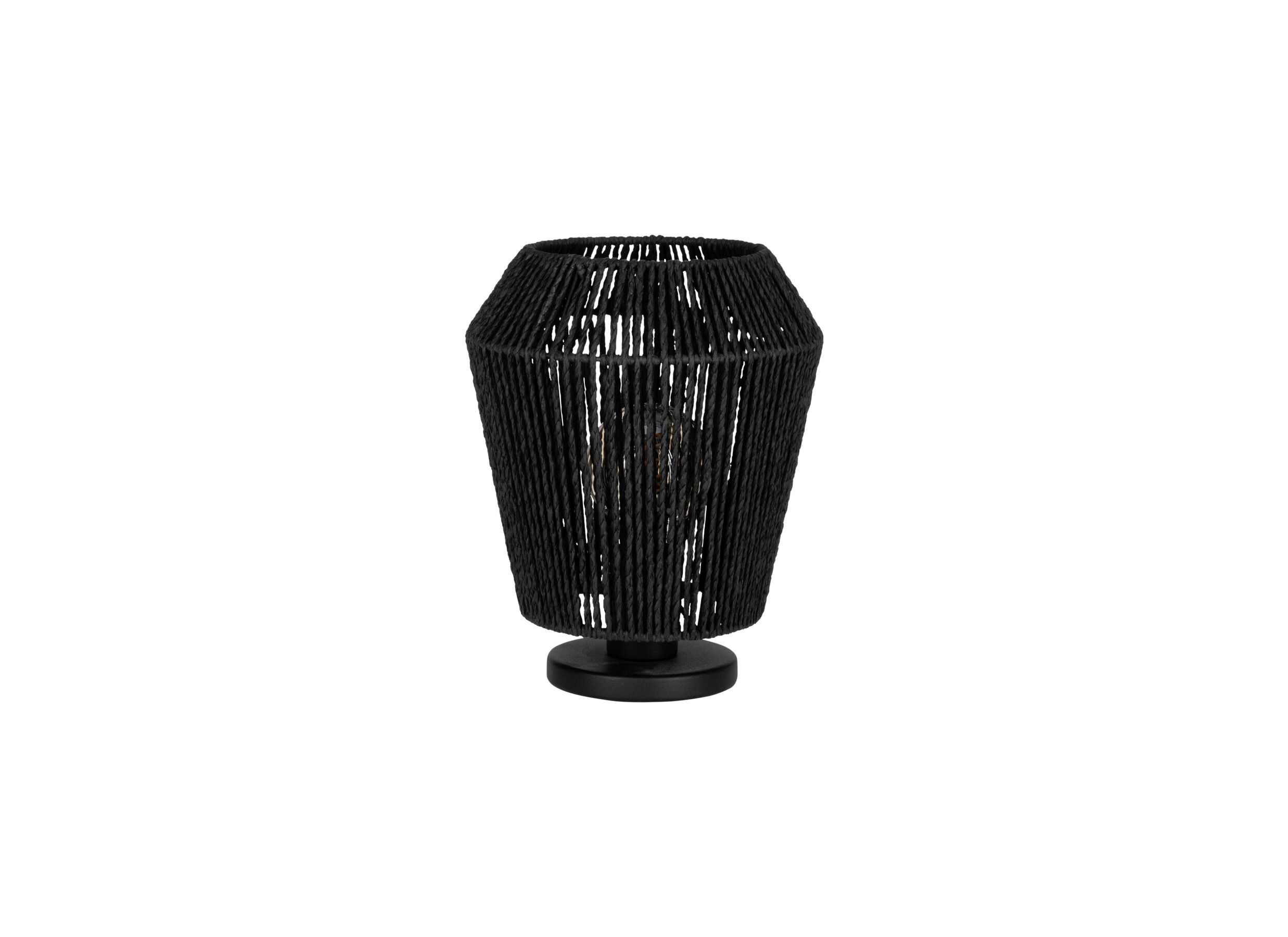 Plus Important - Lampe de table Persley E27 H27,5cm acier noir