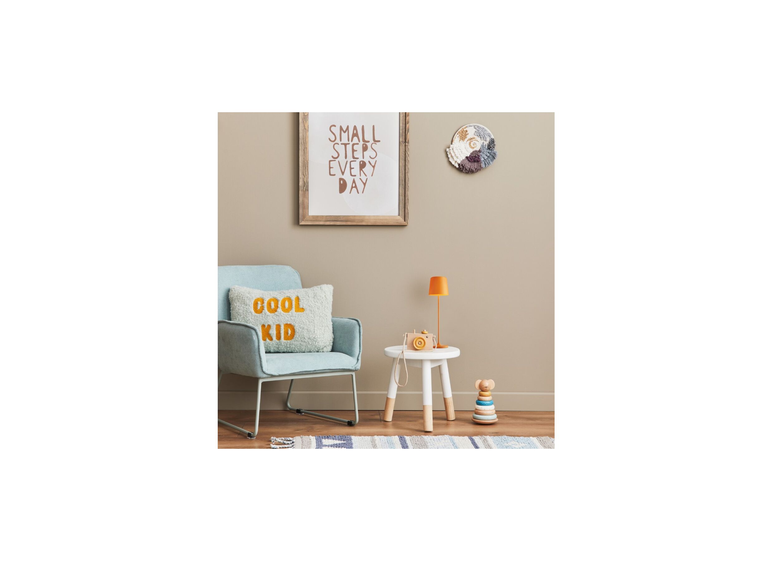 Lampe de table Kaami H37cm orange