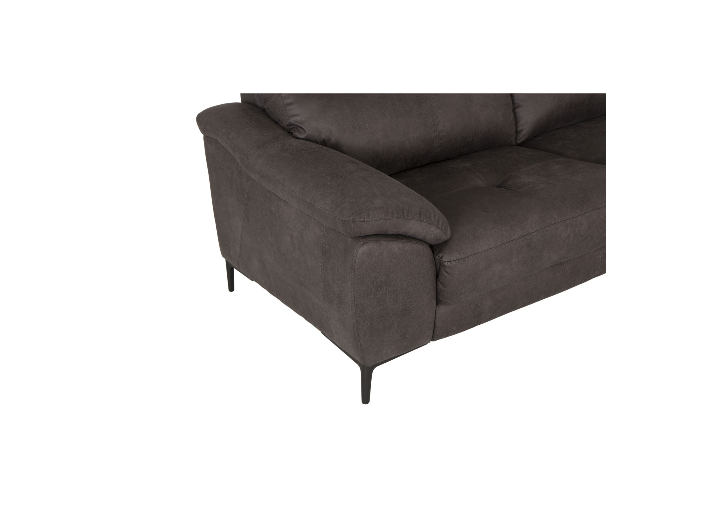 Detailfoto - Zetel Angele 2-zit - stof - bruingrijs