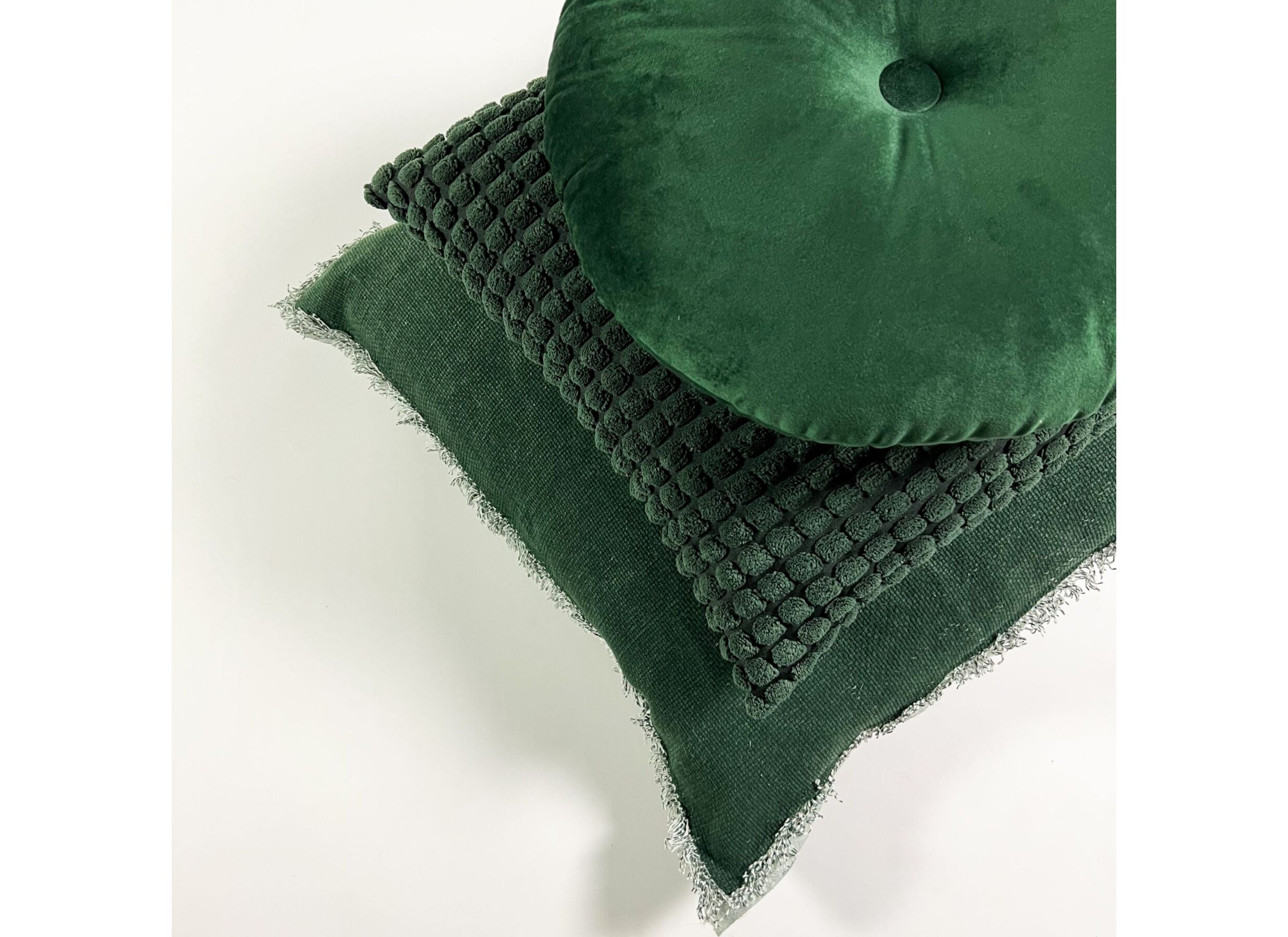 Photo ensemble - Coussin Olly 40x40cm - tissu - mountain view