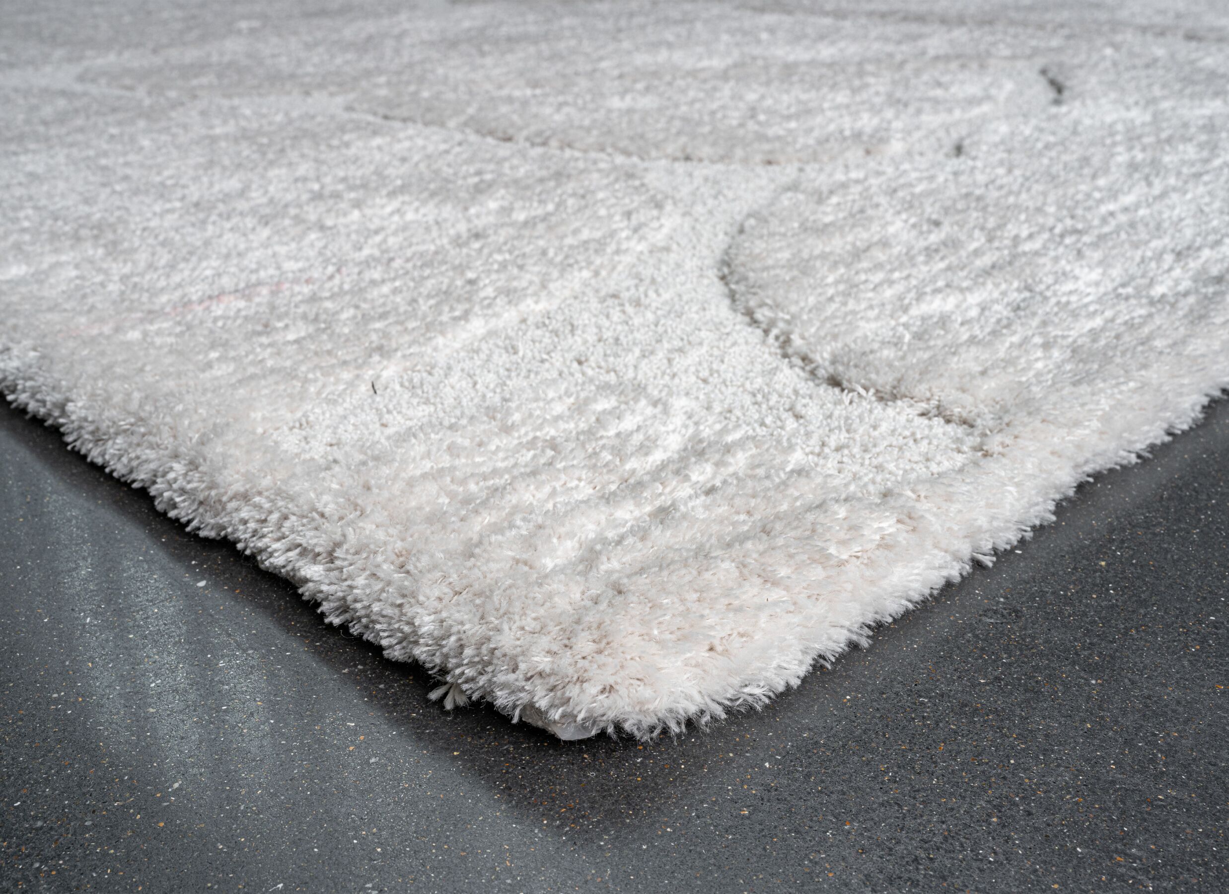 Detailfoto - Tapijt Madagaskar 280x380cm - polyestervezel - wit