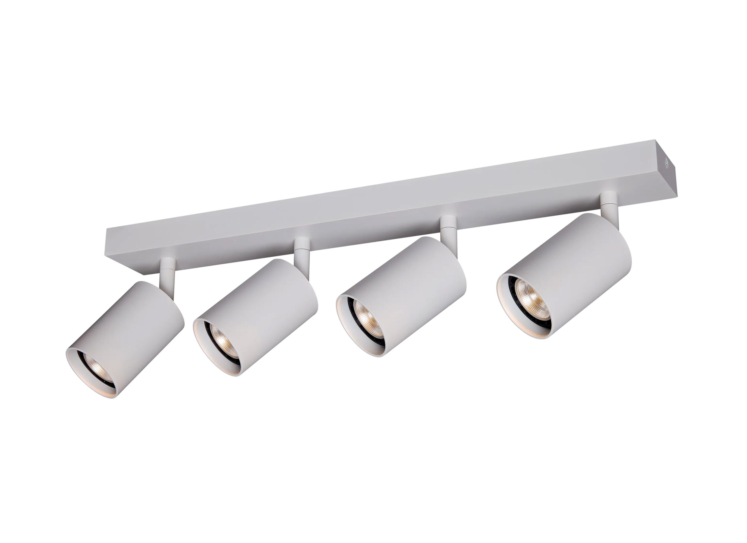 Opbouwspot 4xGU10 - aluminium - wit - Spot 4xGU10 - aluminium - blanc