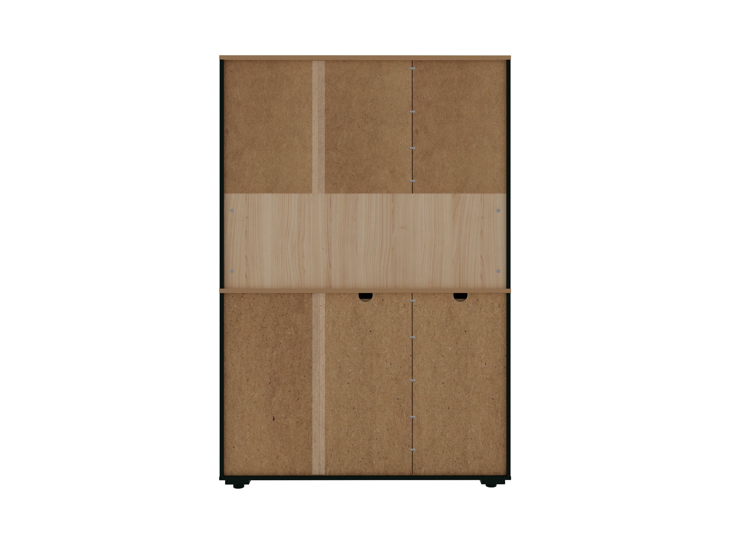 Overzichtsfoto - Keukenkast Mantek 120cm - decor - riva eik/zwart