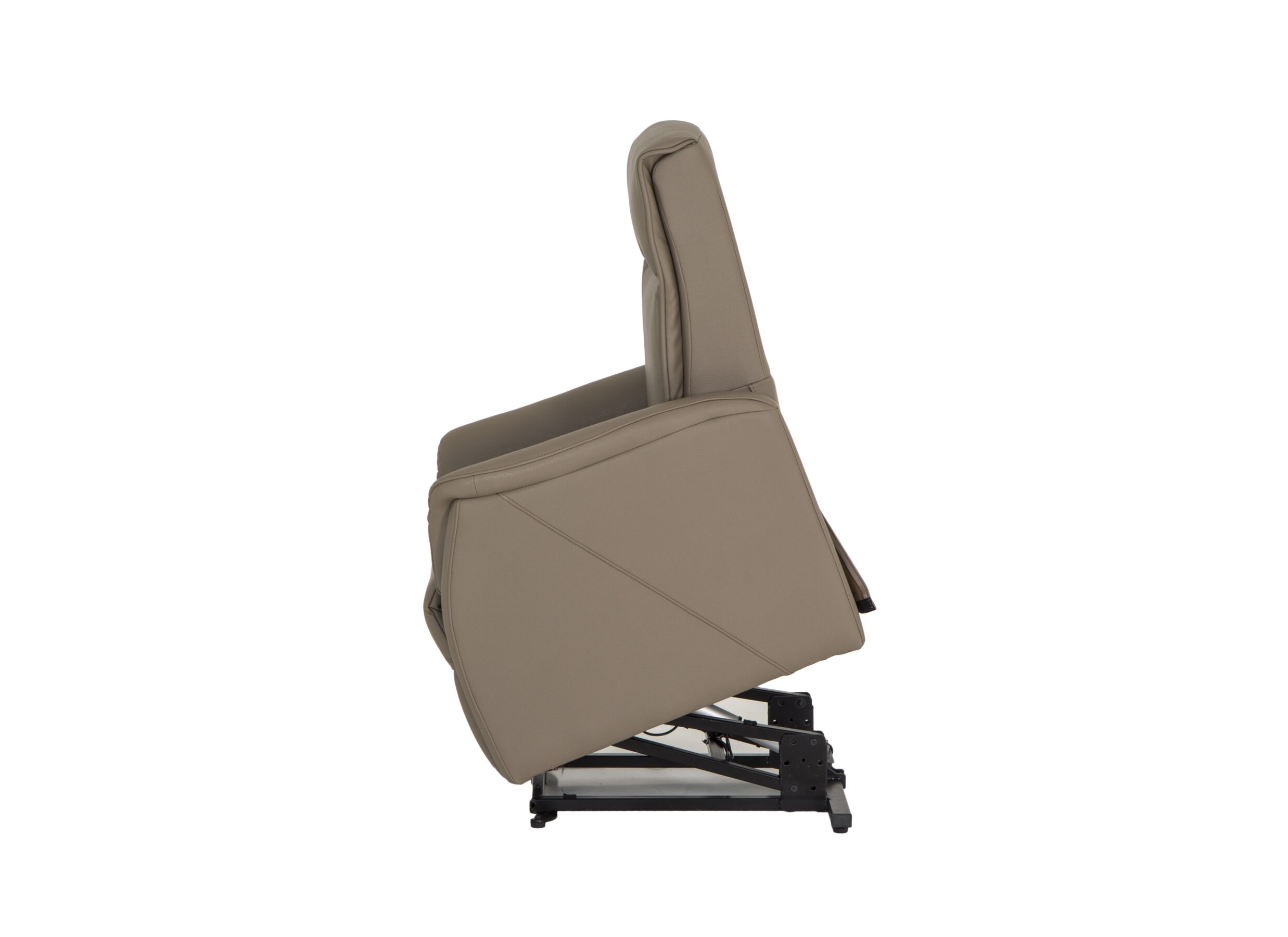 Relaxzetel Pope elektrisch - lederlook - earth