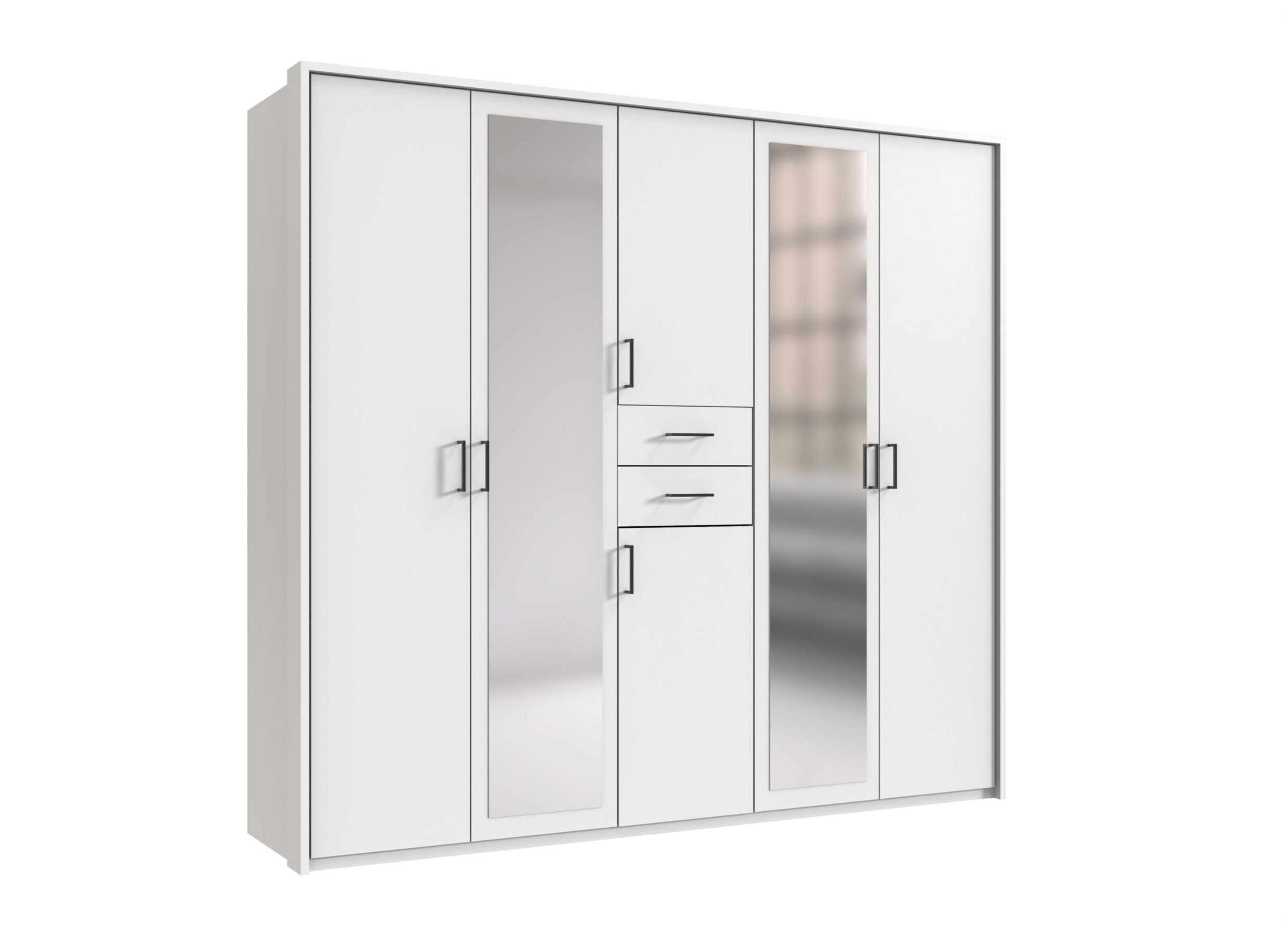 Photo ensemble - Garde-robe Diver 225cm - décor - blanc