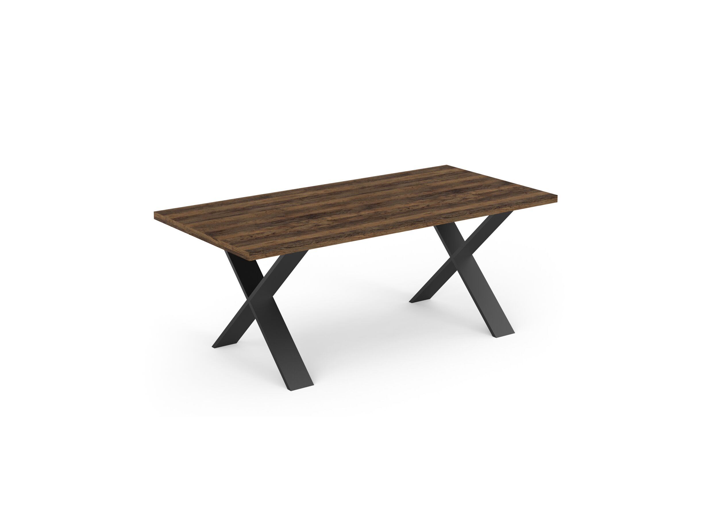 Tafel Monaco 180x90cm - spaanplaat - saloon eik - Table Monaco 180x90cm - panneau de particules - saloon chêne