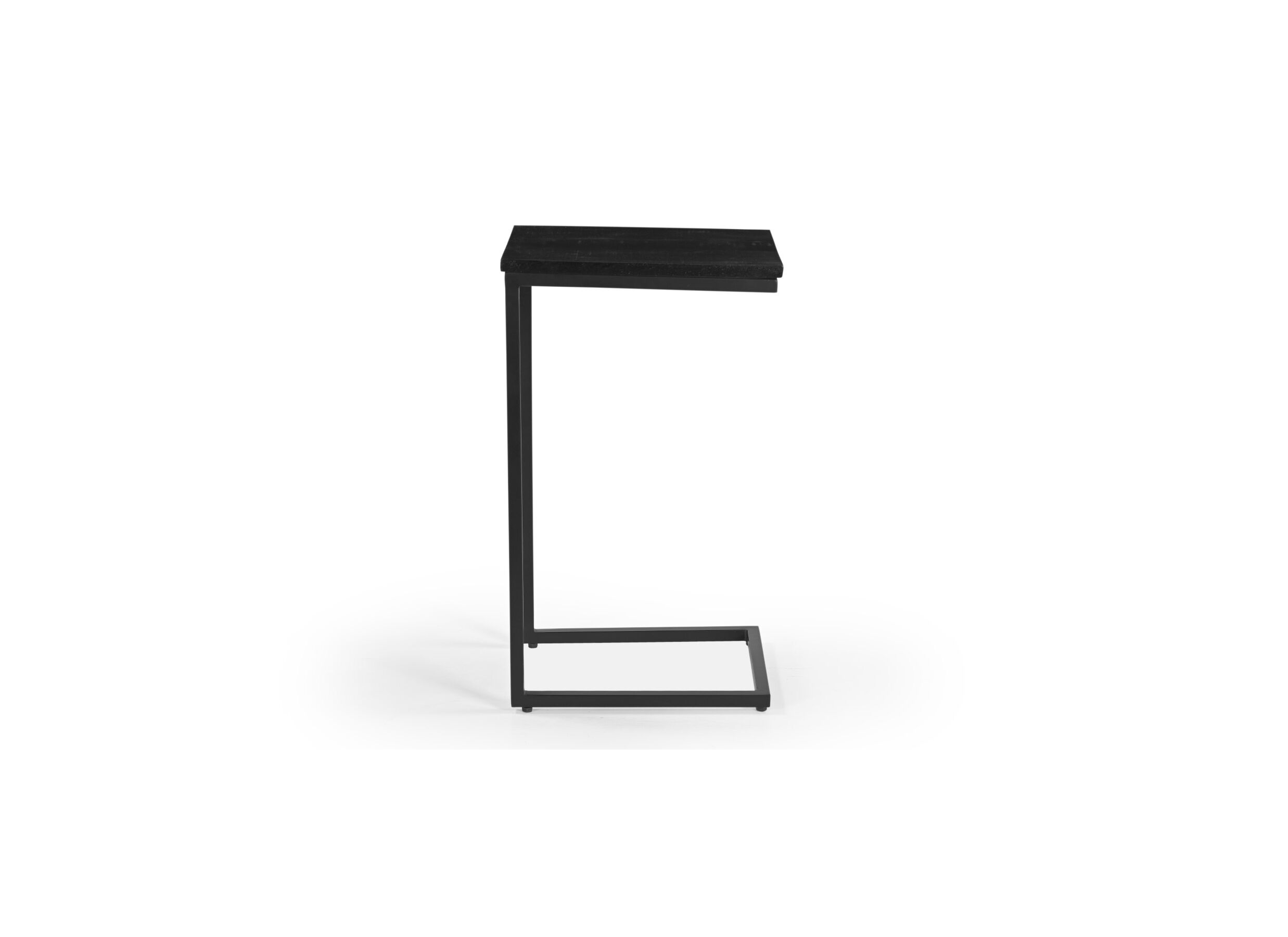 Table ordinateur portable Feline 40x33cm - mangue massif - noir