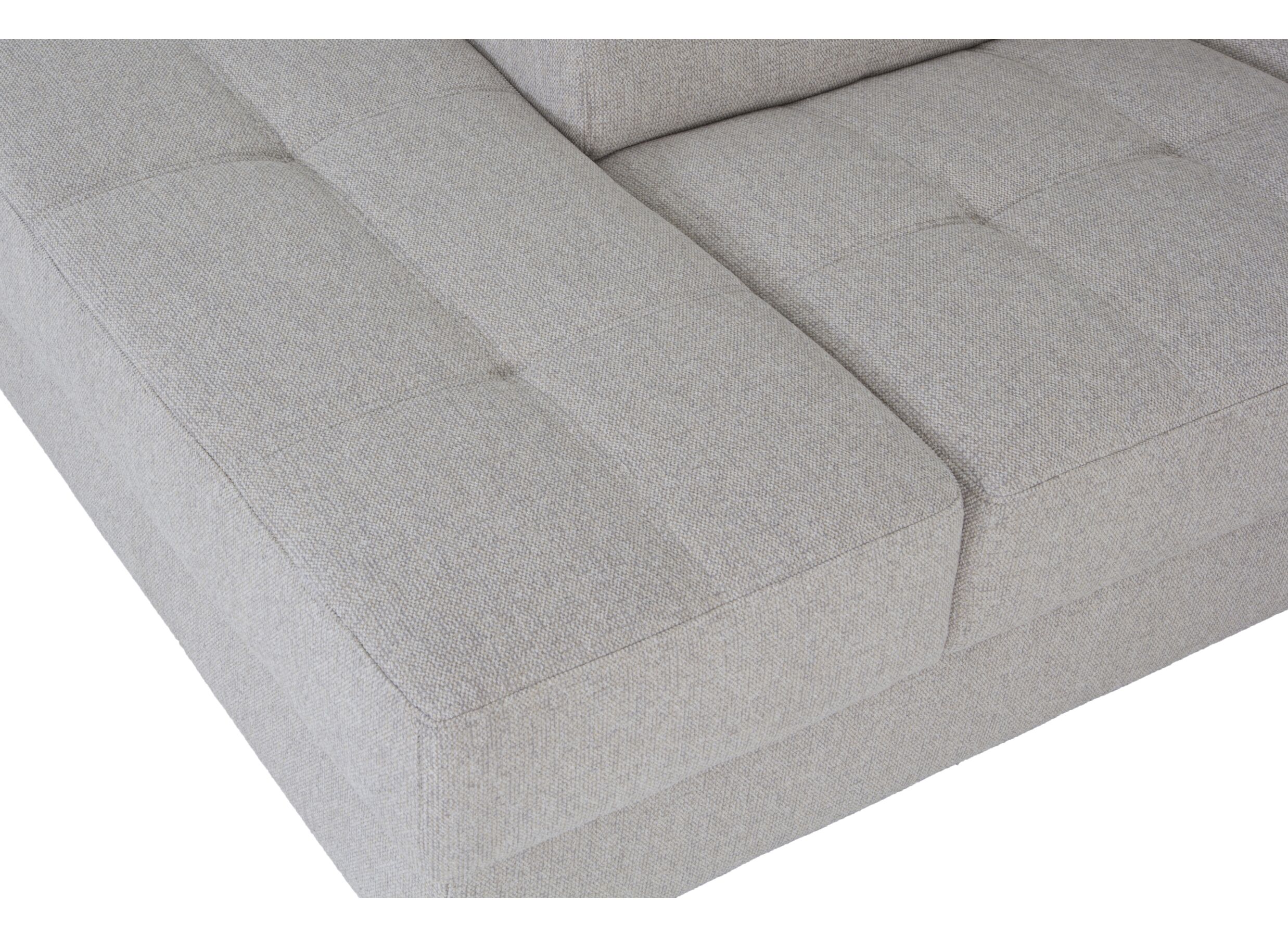 Canapé d'angle Rezzo 291x226cm - tissu avec relax