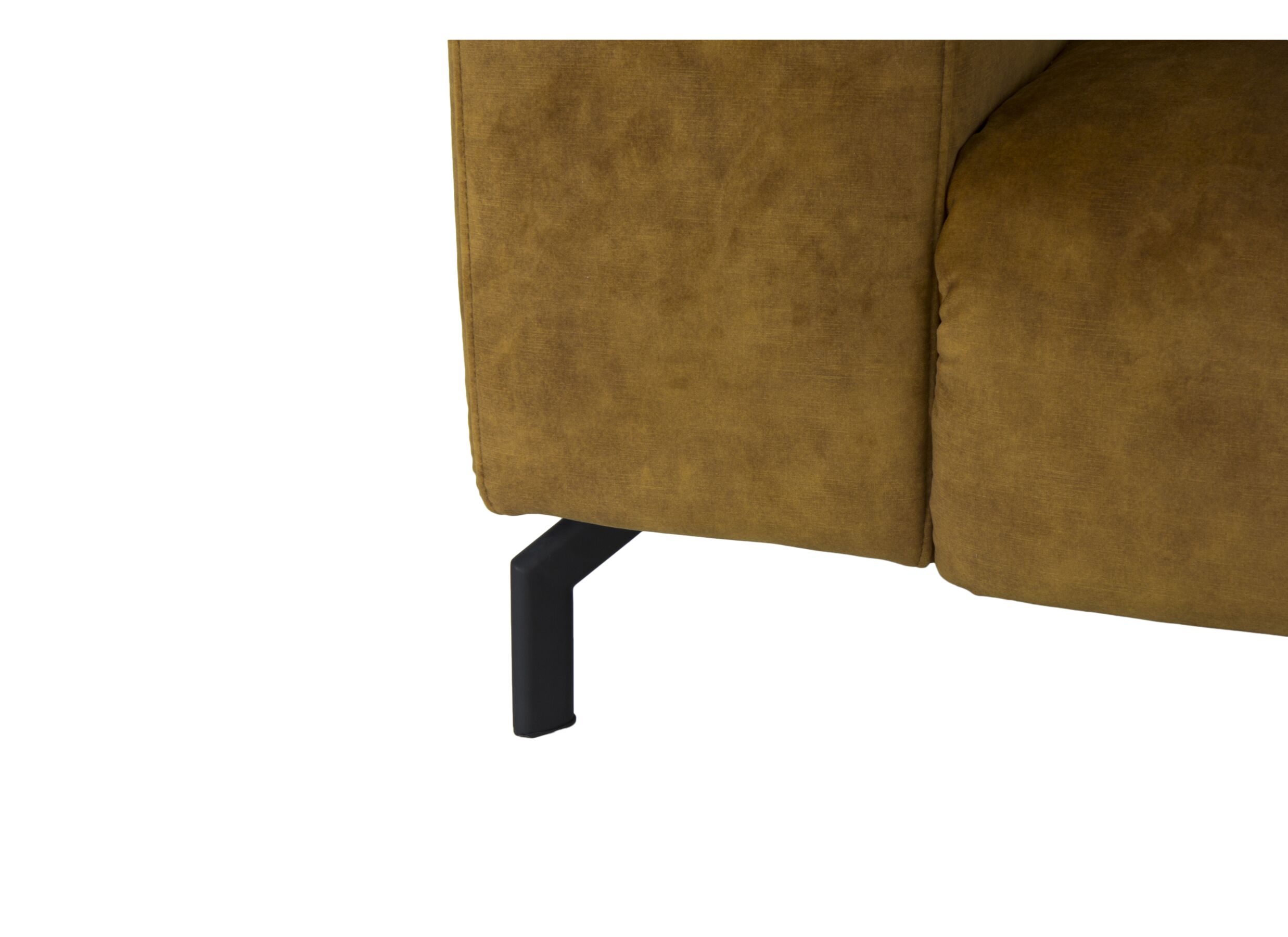 Hoeksalon Message-S 295x228cm - stof - goud